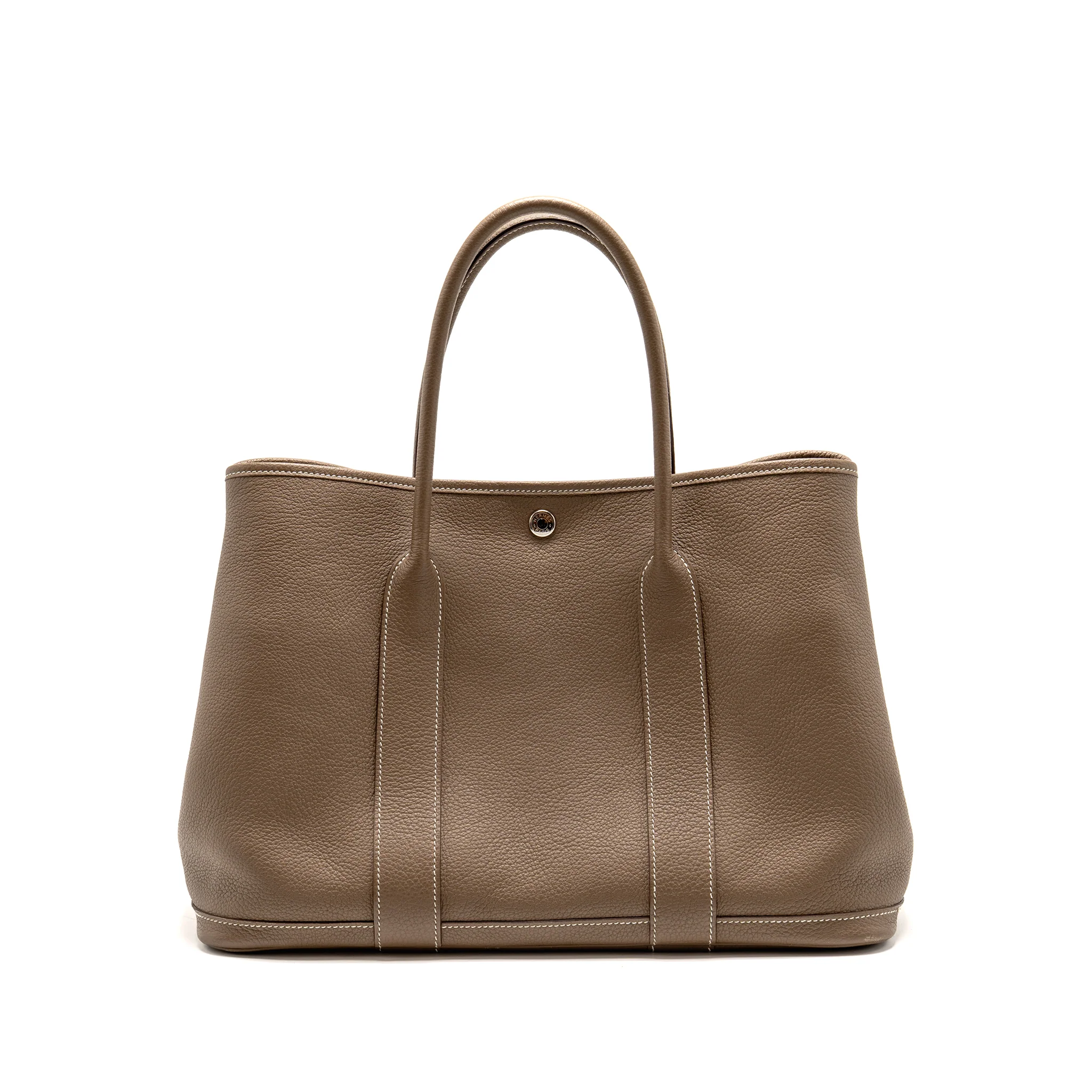 Hermes Garden Party 36 Negonda Etoupe SHW Stamp Z
