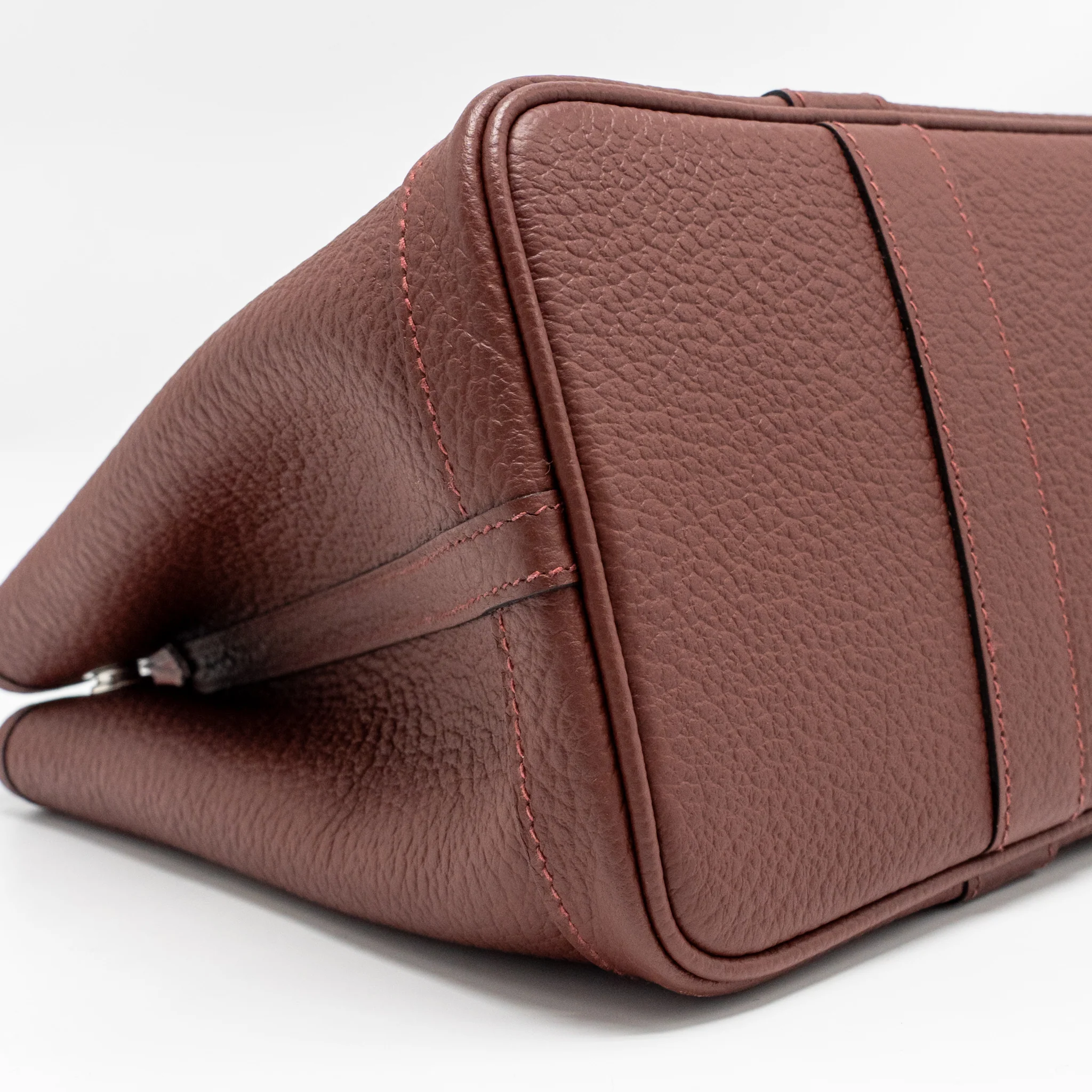 Hermes Garden Party 30 Country leather rouge H SHW stamp Y - Image 6