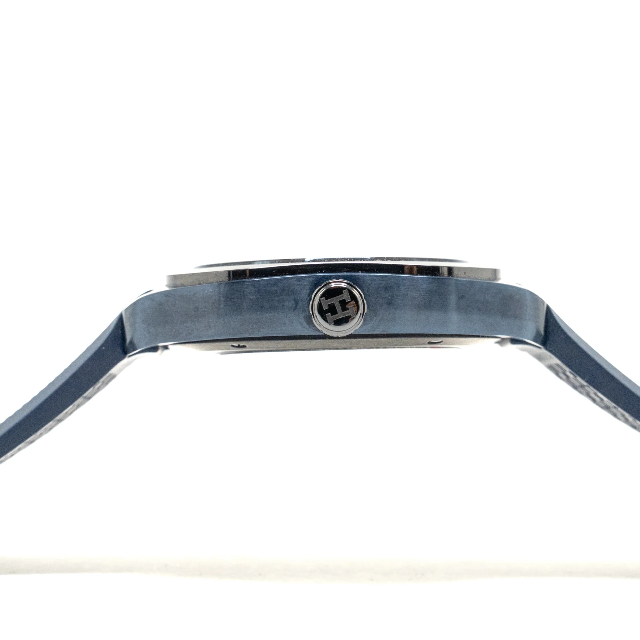 Hermes H08 watch, 42mm blue, mechanical self-winding movement - Image 3