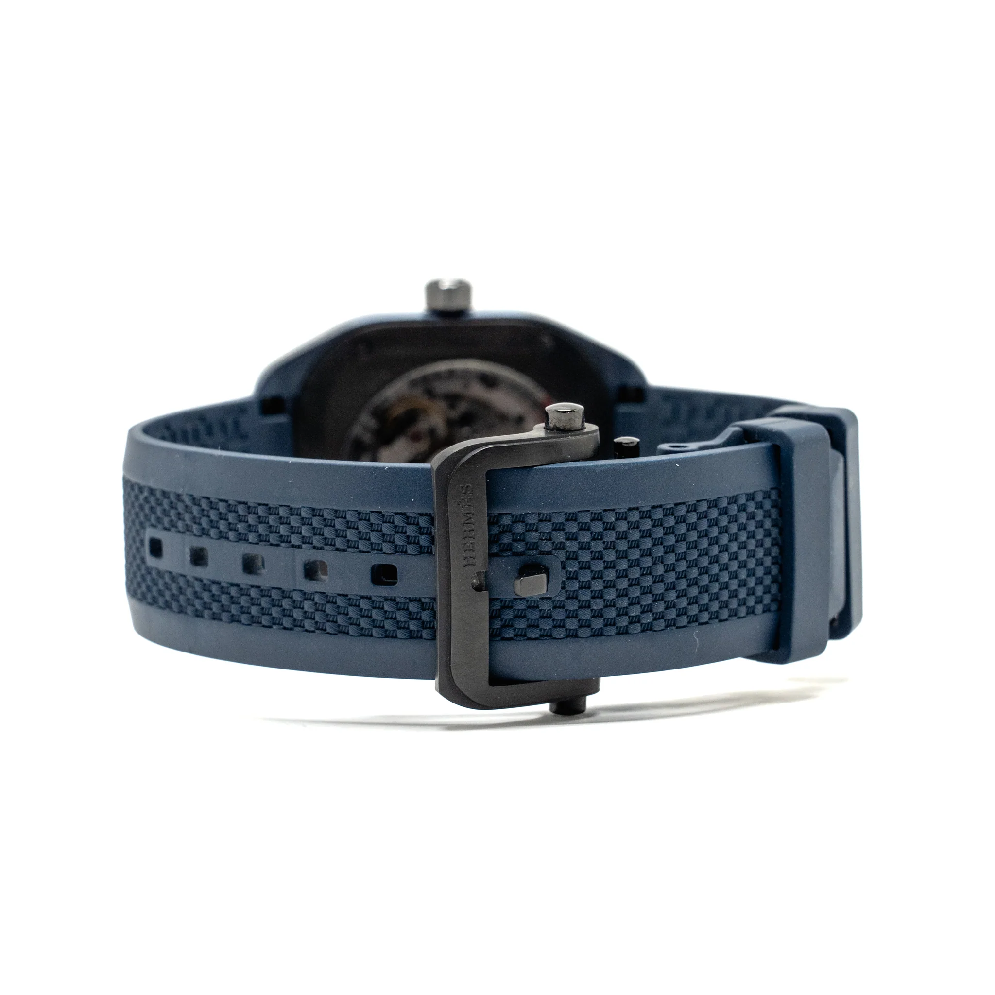 Hermes H08 watch, 42mm blue, mechanical self-winding movement - Image 6