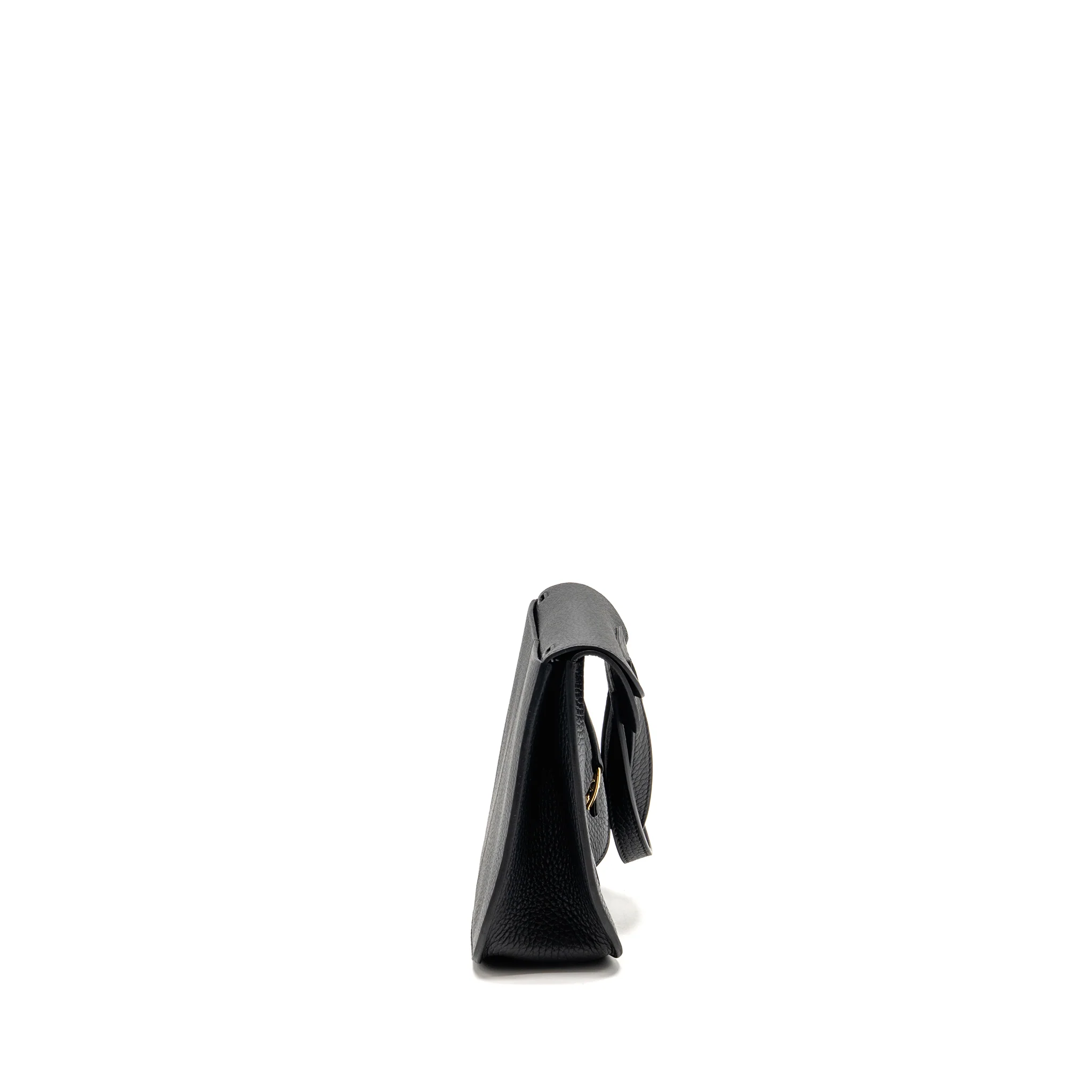 Hermes Halzan 25 Clemence Black GHW Stamp K - Image 3