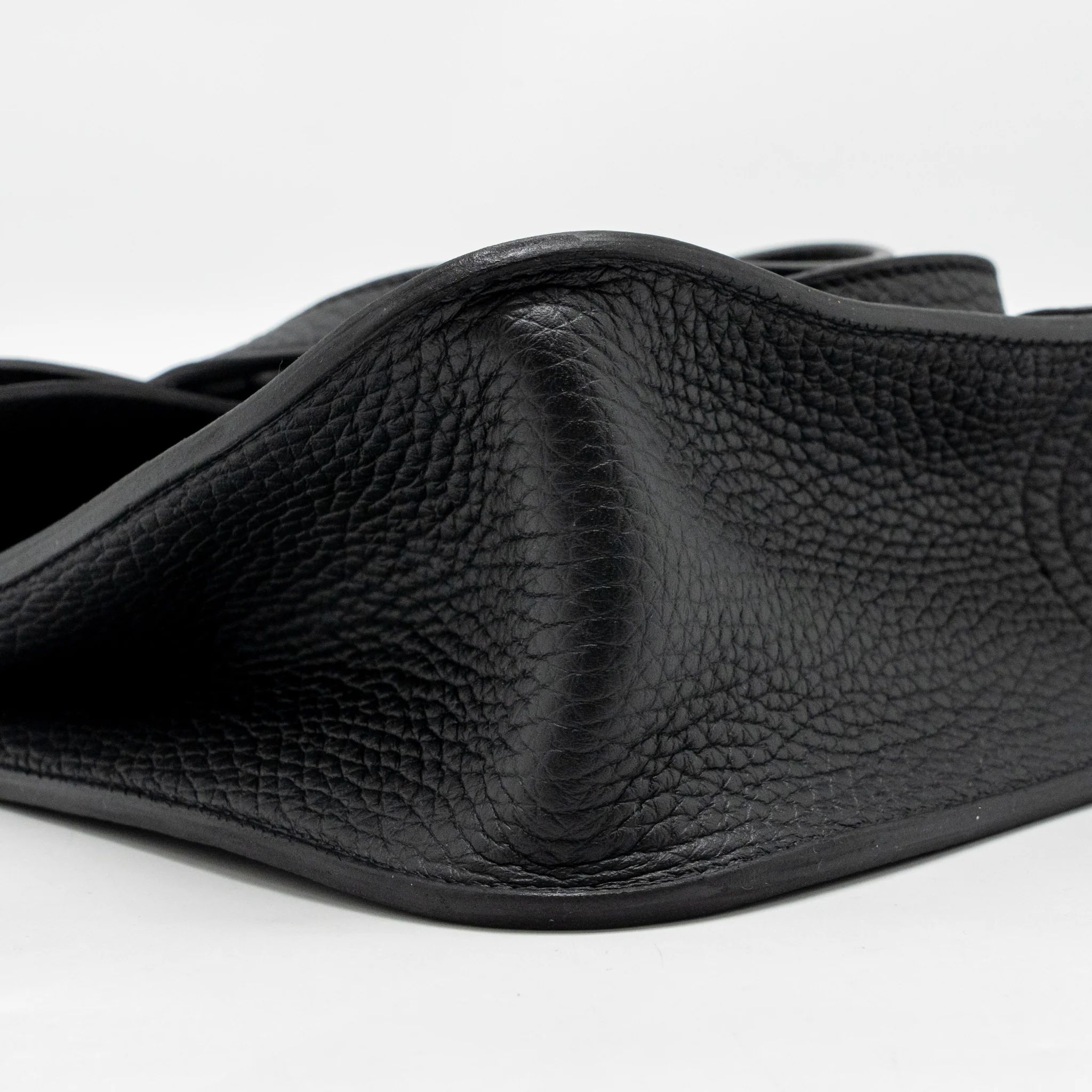 Hermes Halzan 25 Clemence Black GHW Stamp K - Image 7