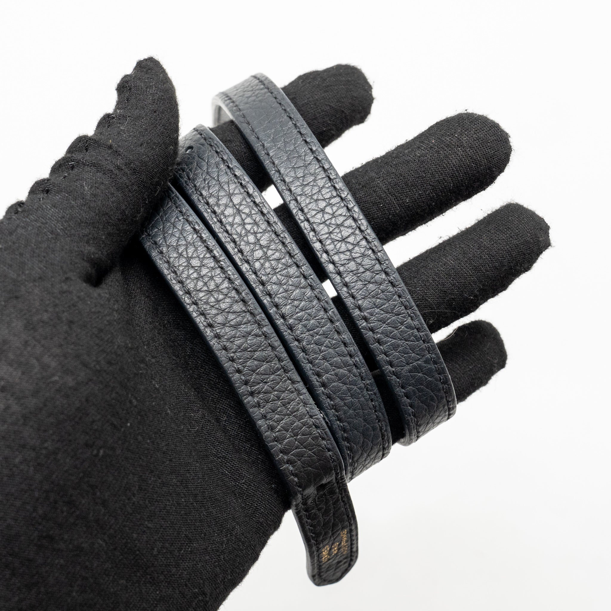 Hermes Halzan 25 Clemence Black GHW stamp U - Image 18