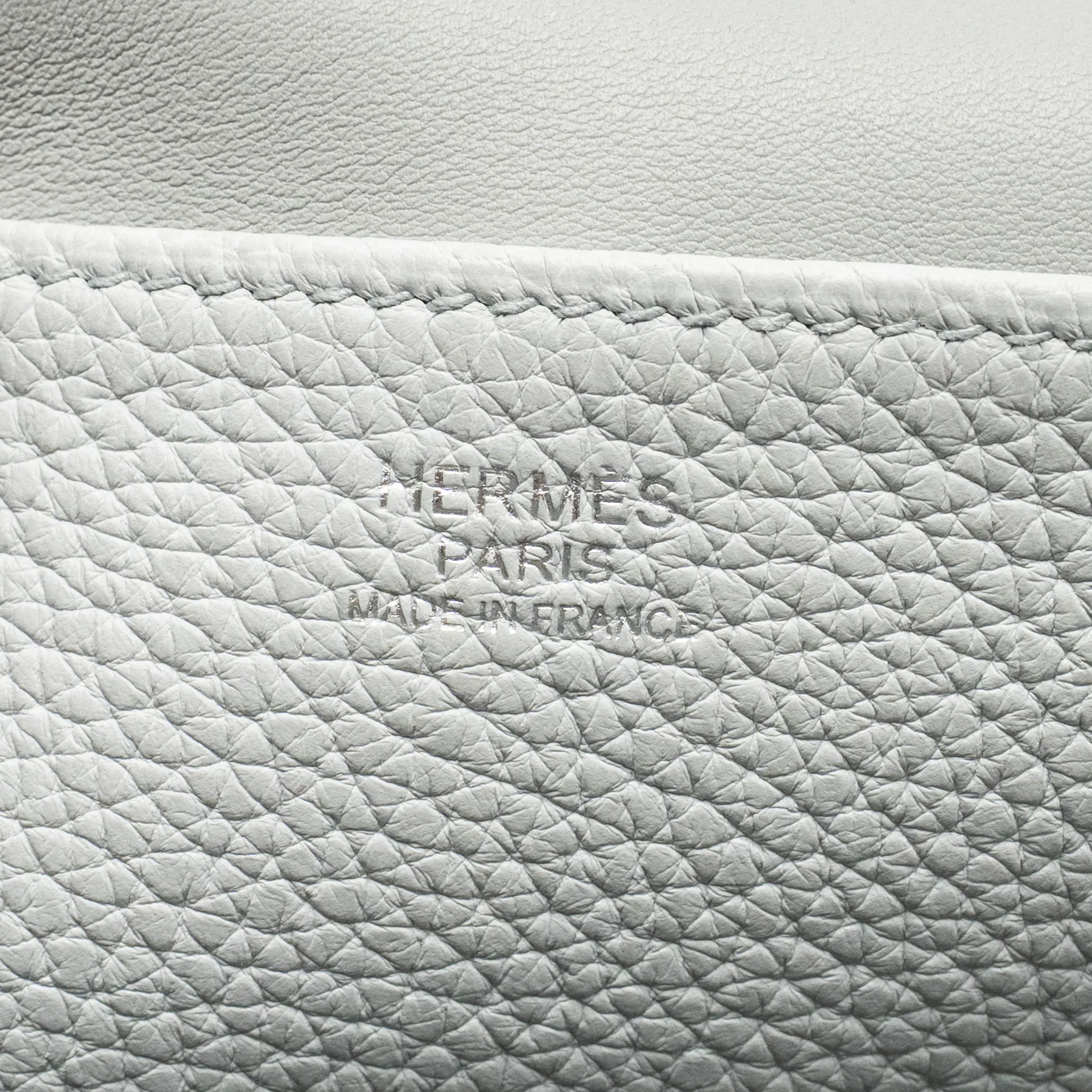 Hermes Halzan 25 Clemence Blue Pale SHW Stamp U - Image 16