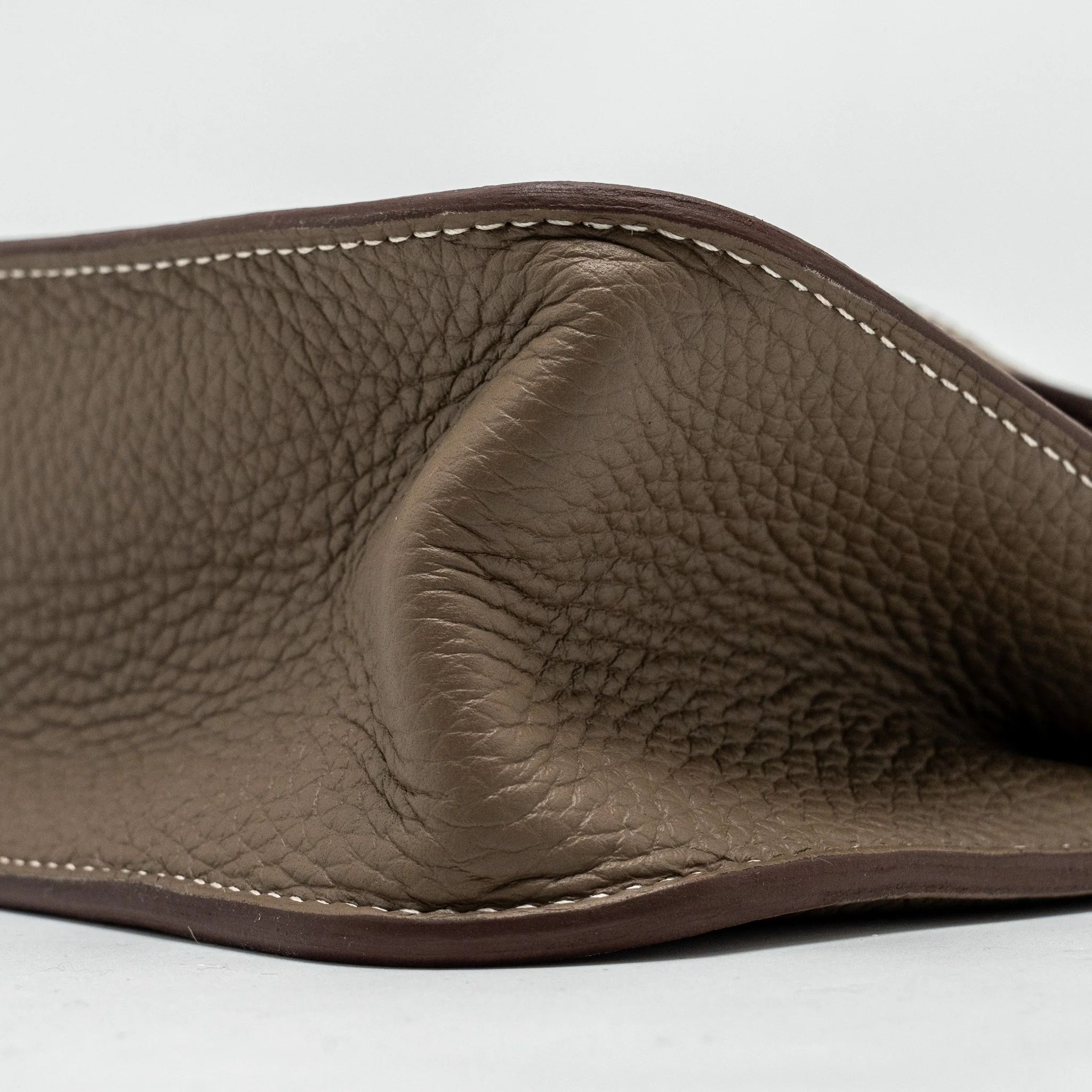 Hermes Halzan 25 Clemence Etoupe SHW Stamp B - Image 7