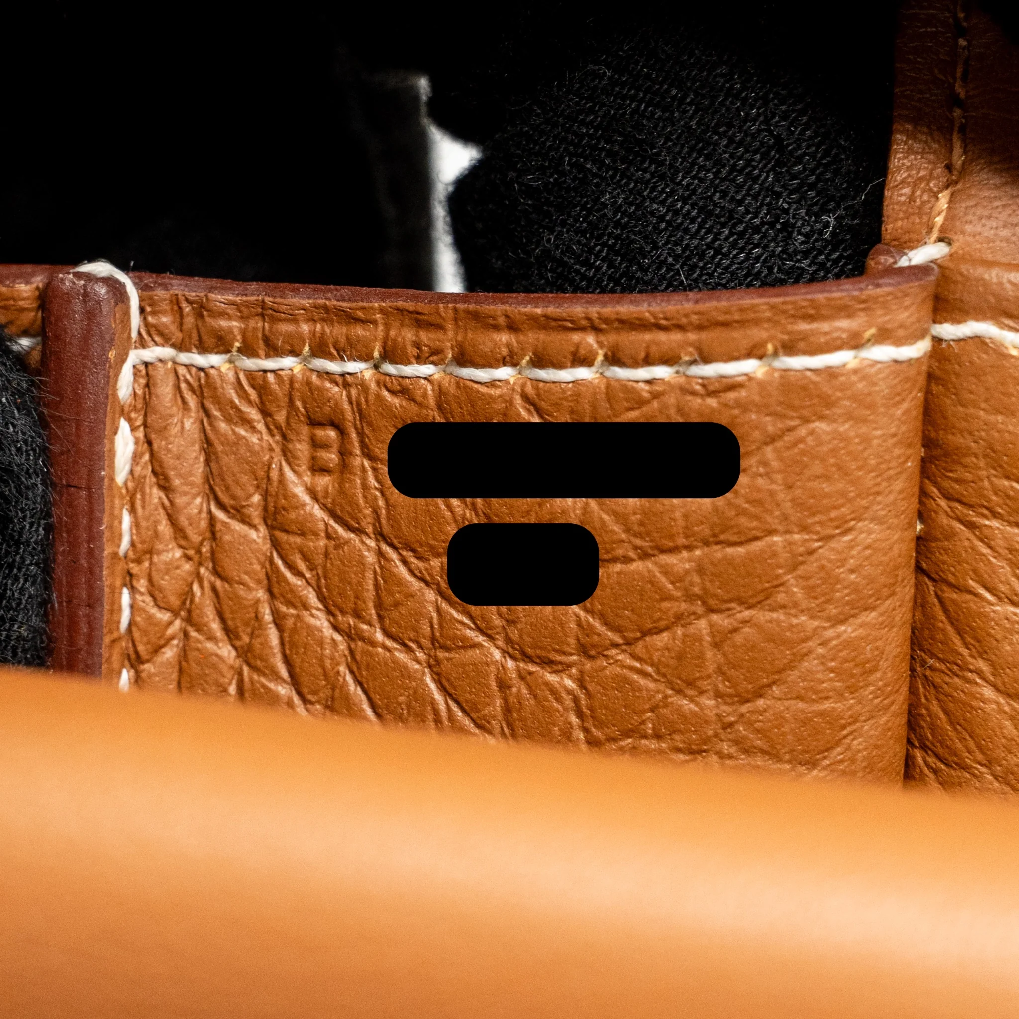 Hermes Halzan 25 clemence gold GHW stamp B - Image 17