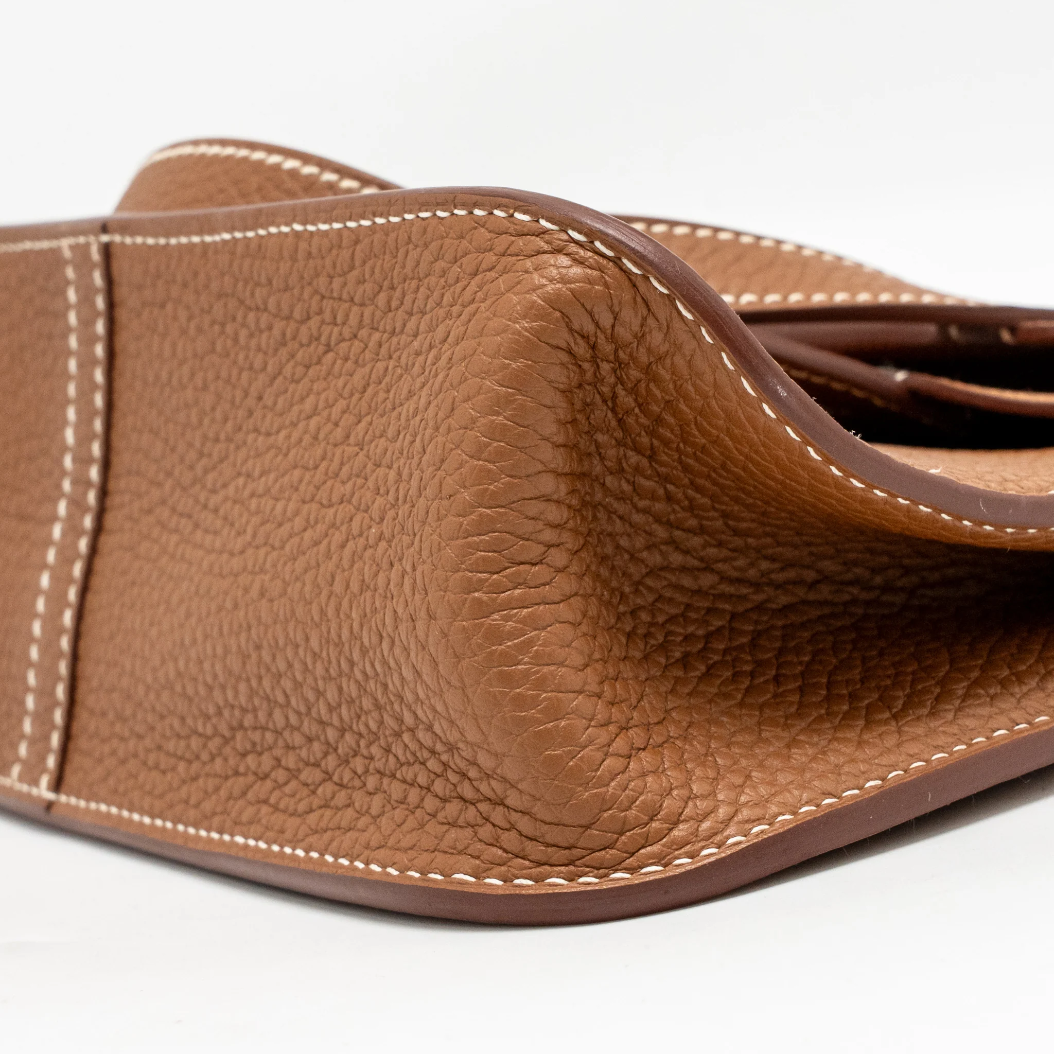 Hermes Halzan 25 clemence gold GHW stamp B - Image 8