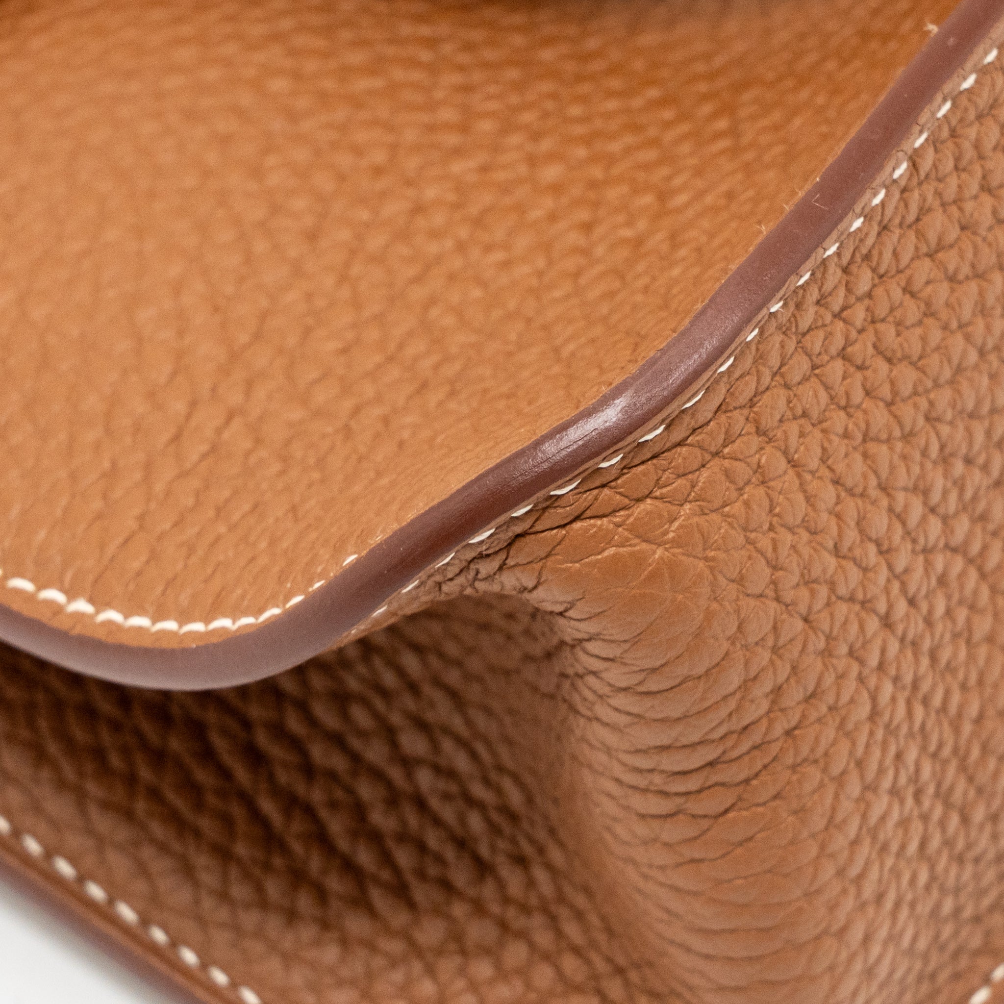 Hermes Halzan 25 clemence gold GHW stamp B - Image 9