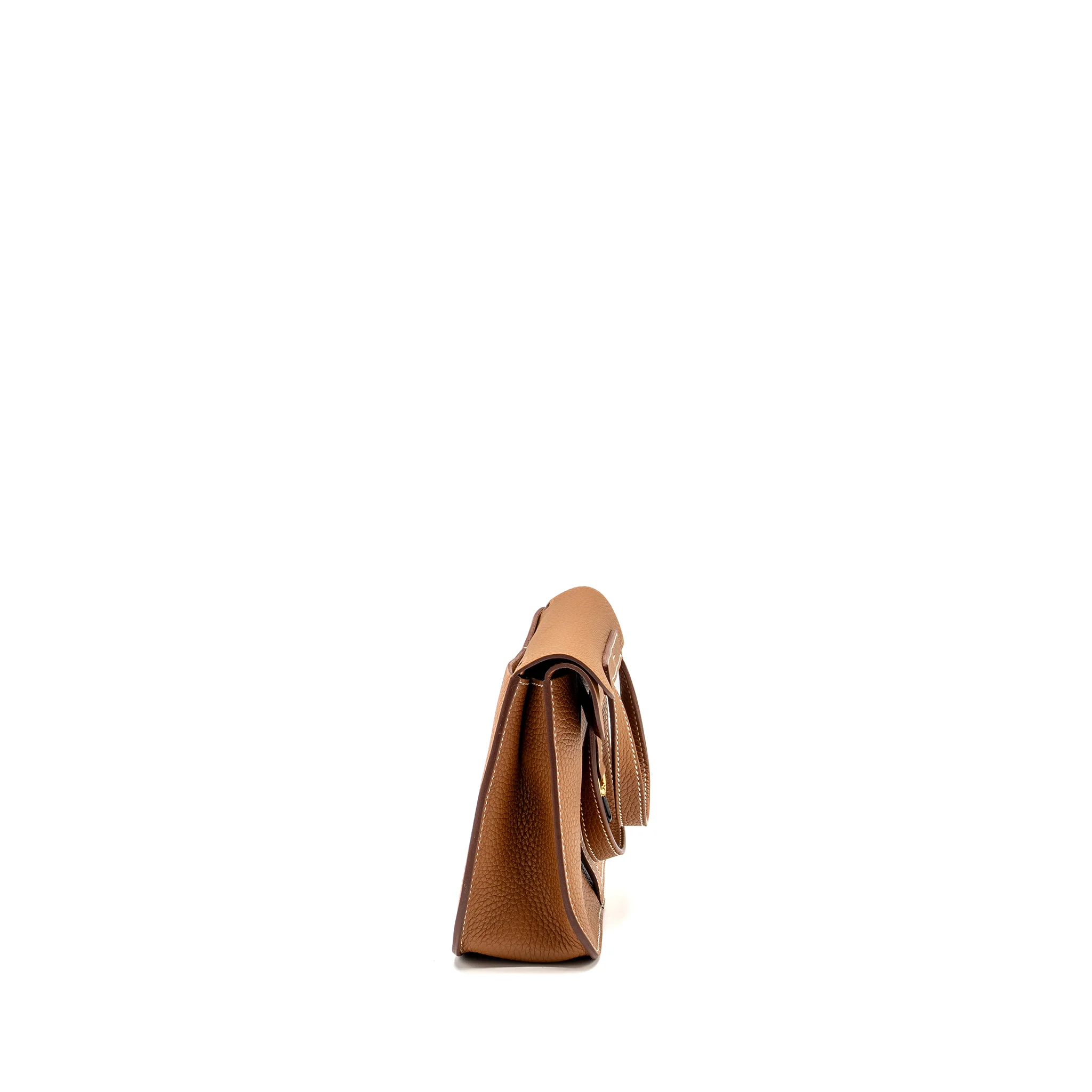 Hermes Halzan 25 Clemence Gold GHW Stamp B - Image 3