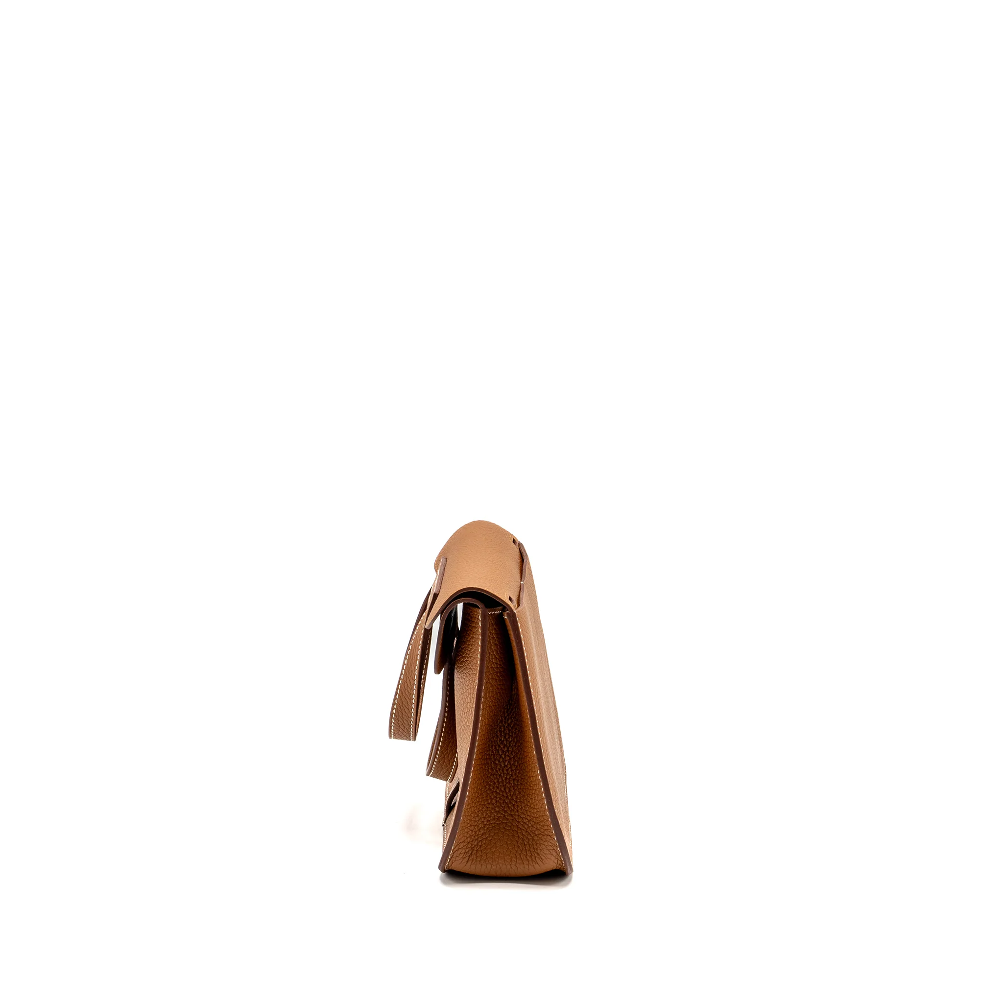 Hermes Halzan 25 Clemence Gold GHW Stamp B - Image 4