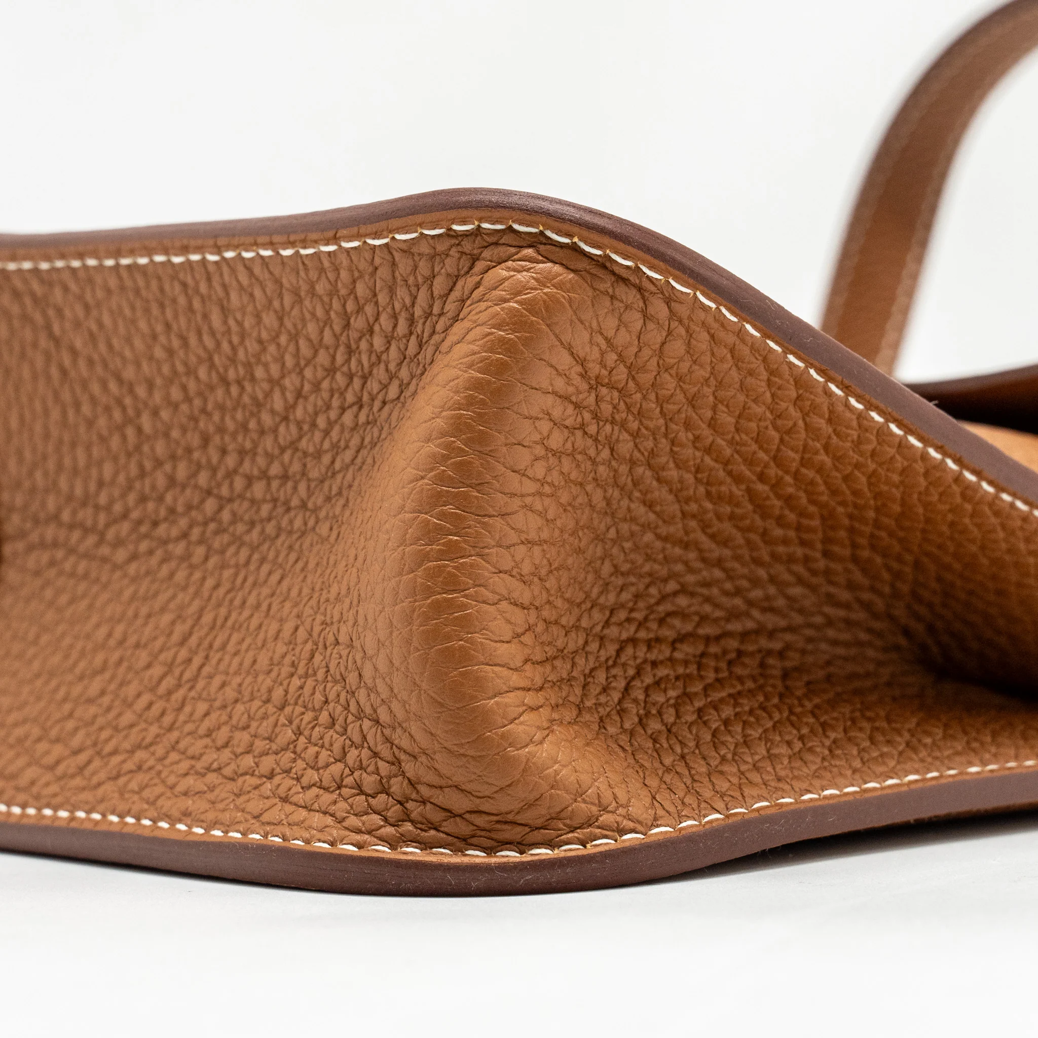 Hermes Halzan 25 Clemence Gold GHW Stamp B - Image 7