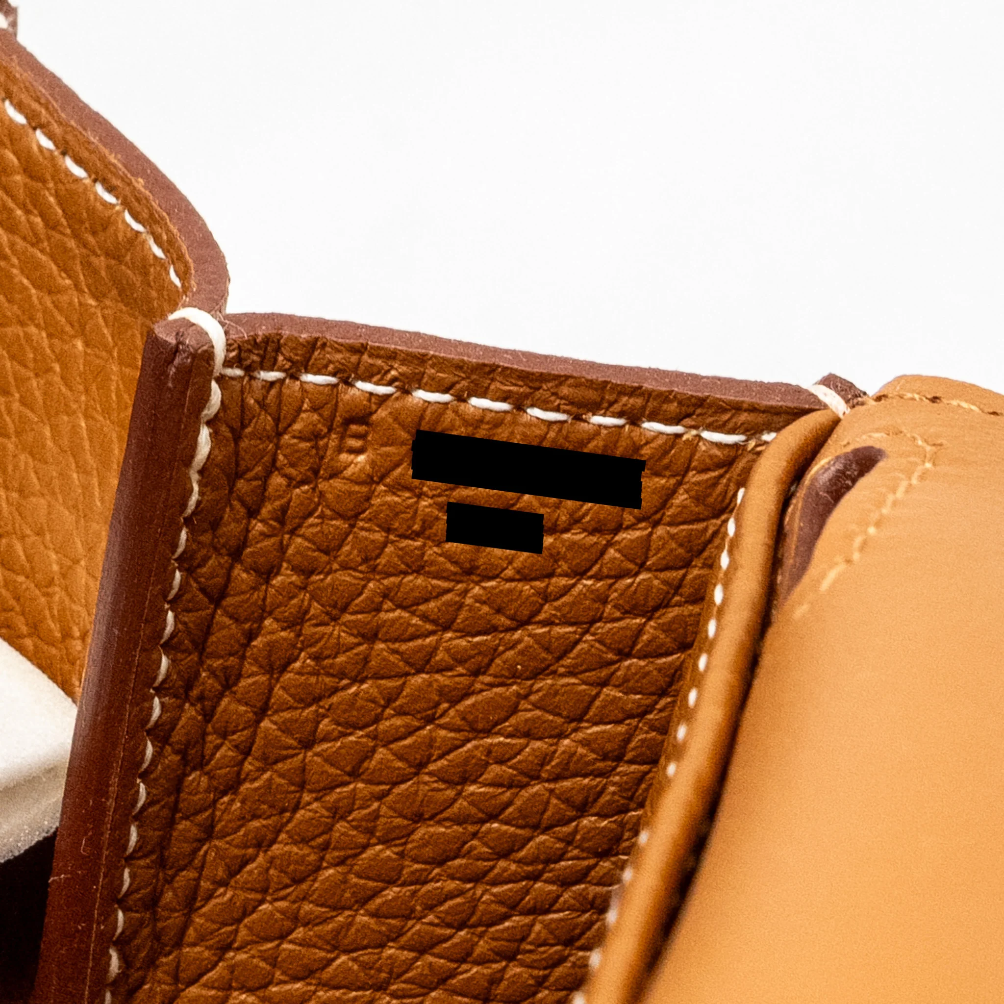 Hermes Halzan 25 Clemence Gold GHW Stamp B - Image 16
