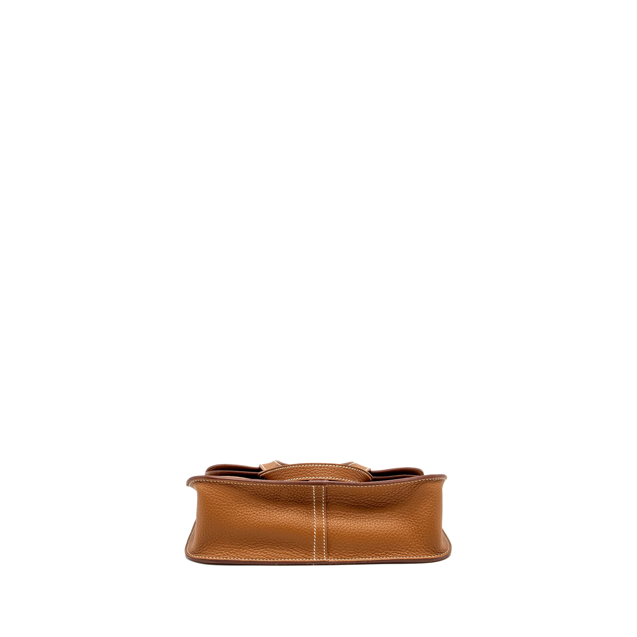 Hermes Halzan 25 Clemence Gold GHW Stamp B - Image 5