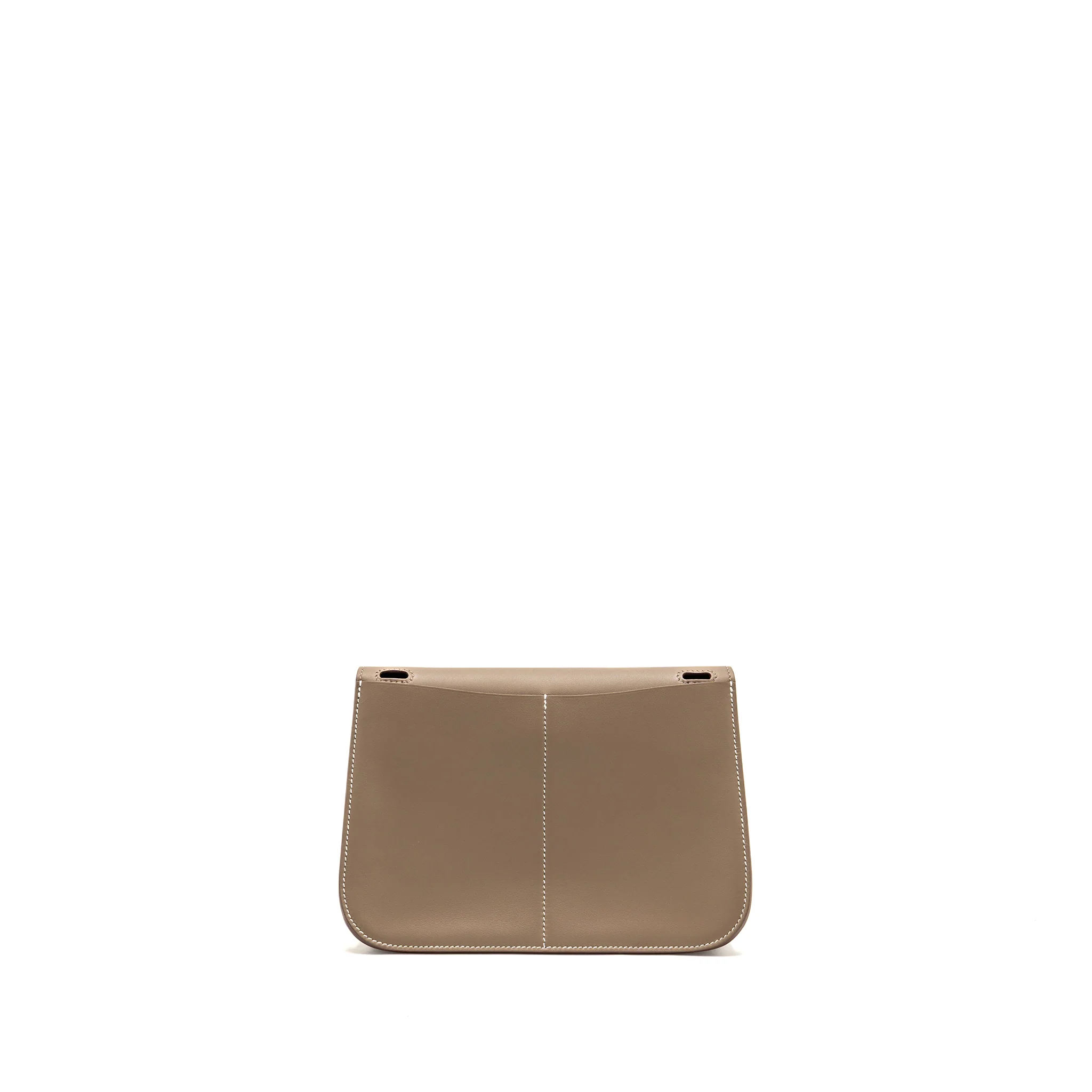 Hermes Mini Halzan 22 Swift Etoupe SHW Stamp W - Image 2