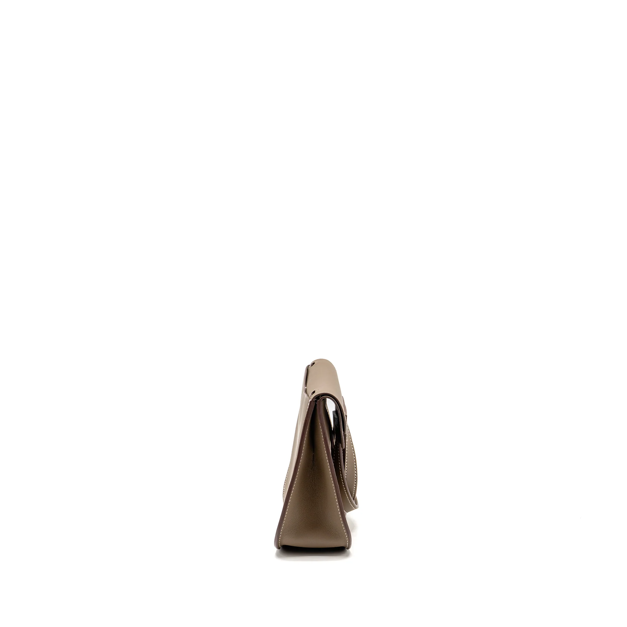 Hermes Mini Halzan 22 Swift Etoupe SHW Stamp W - Image 3