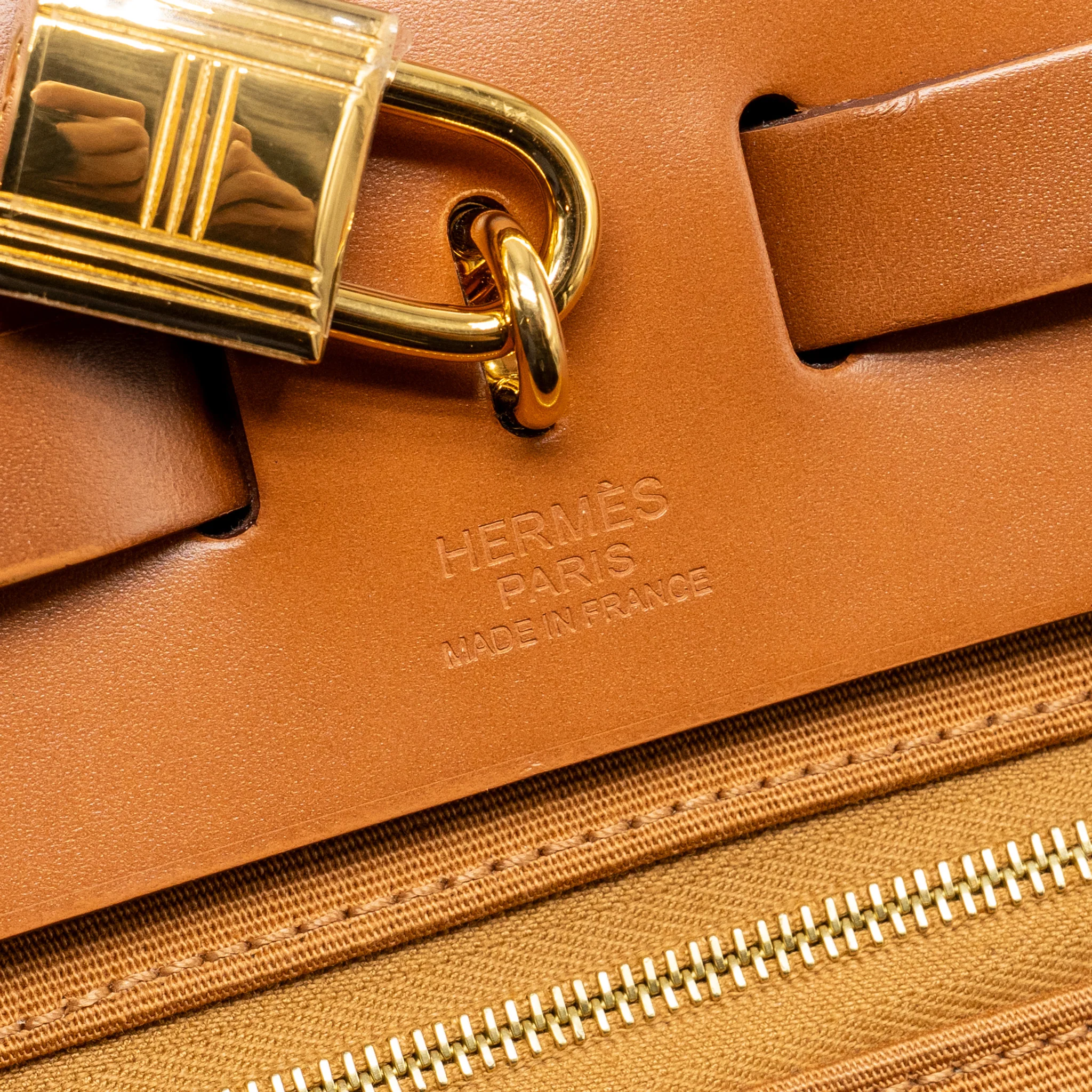 Hermes Herbag 31 zip bag canvas / hunter leather etoupe / dune / fauve GHW stamp Z - Image 12