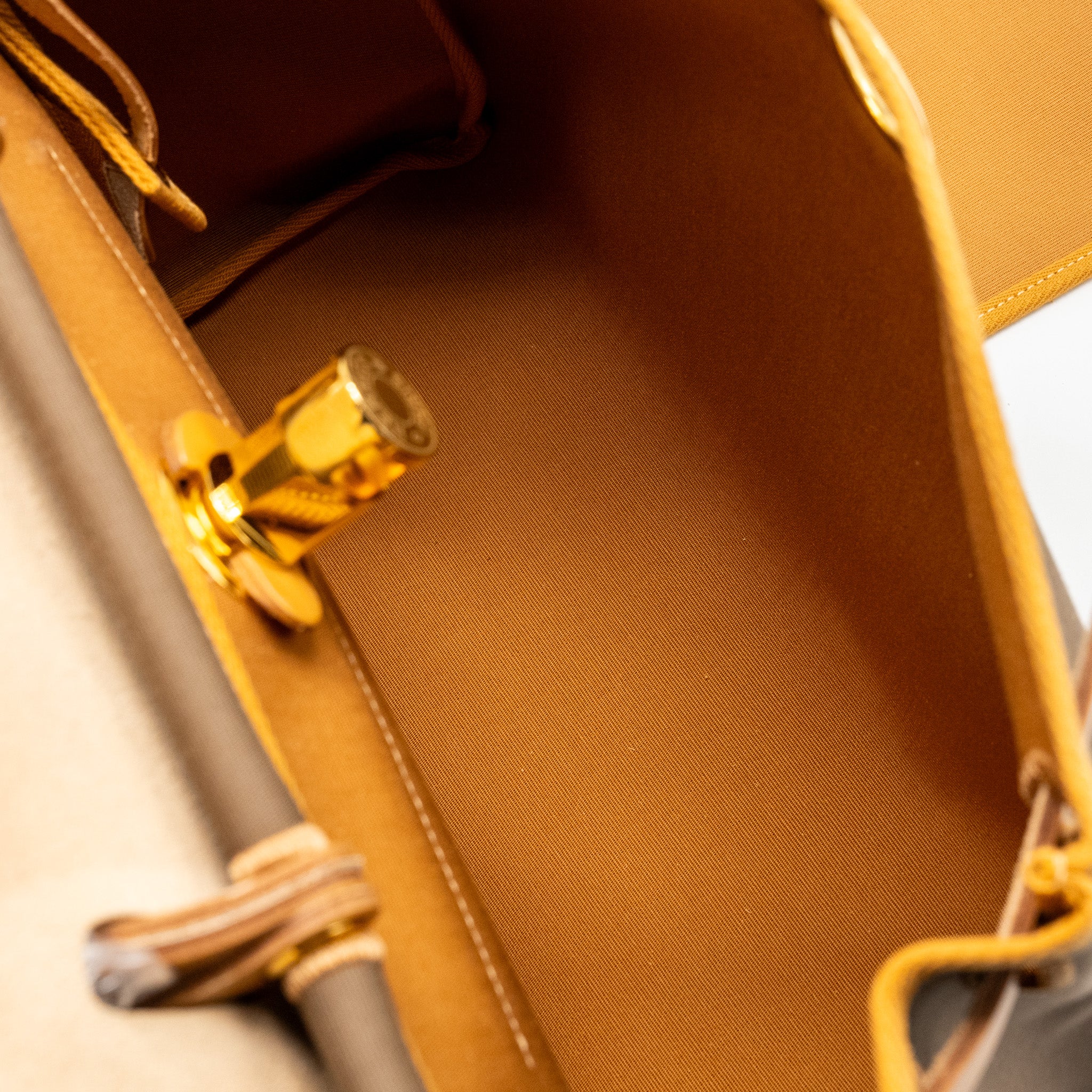 Hermes Herbag31 zip bag canvas / hunter etoupe / natural sable GHW stamp U - Image 16