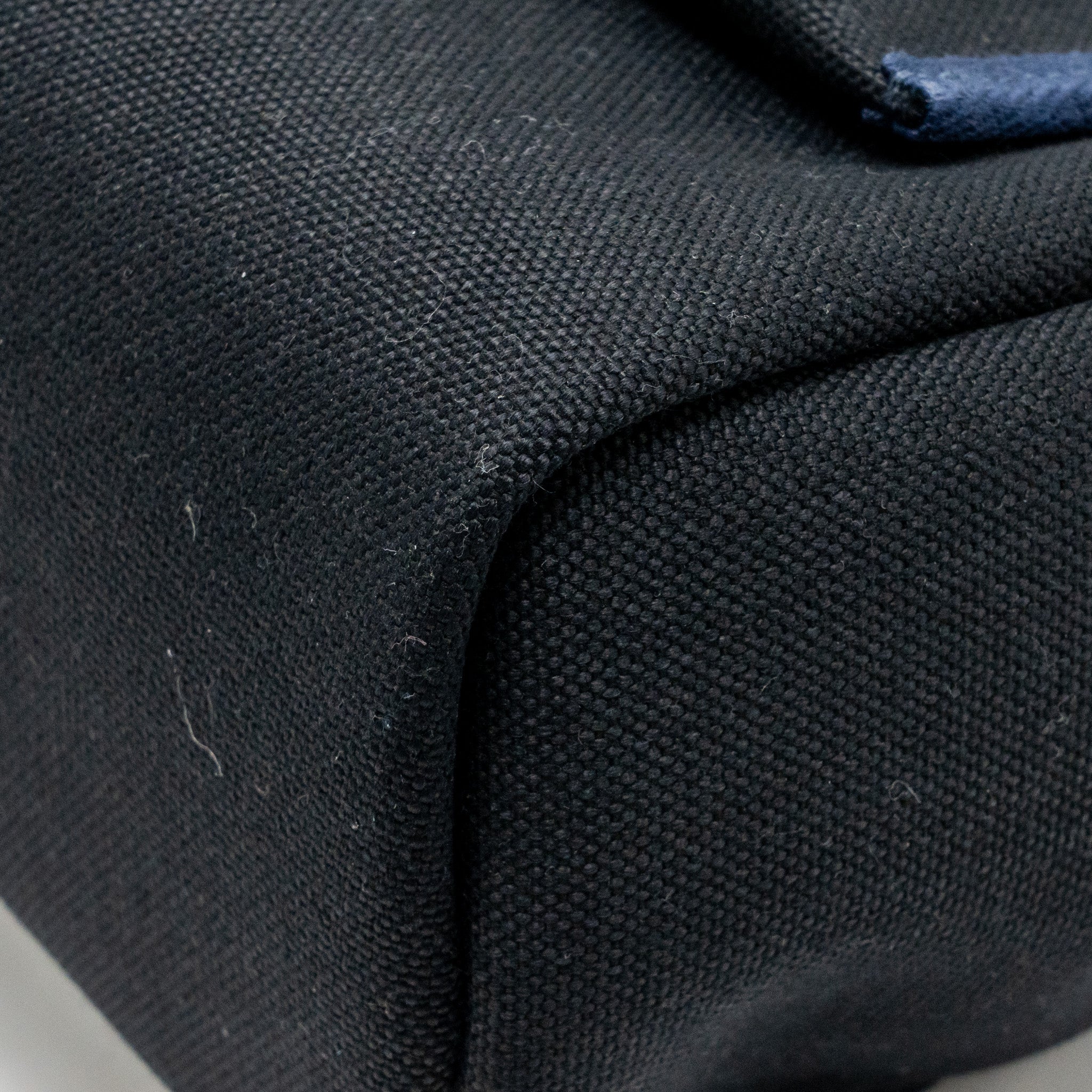 Hermes herbag 31 zip bag canvas/Hunter leather black/bleu saphir SHW Stamp U - Image 11