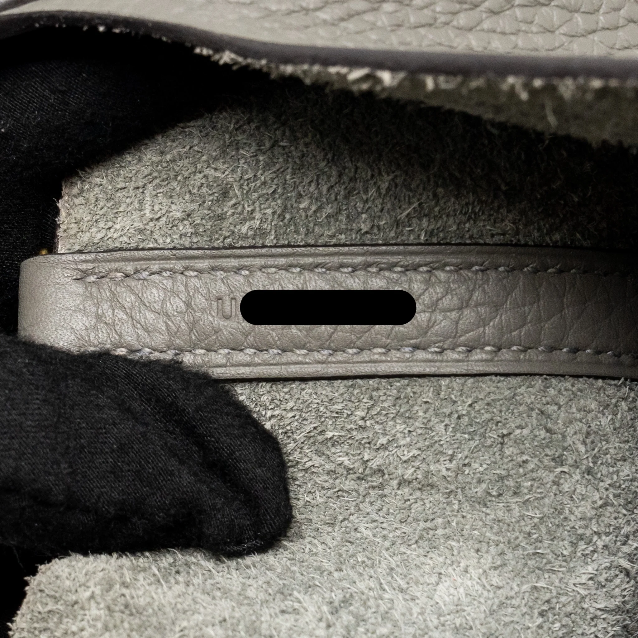 Hermes picotin 18 lock bag clemence Gris meyer GHW stamp U - Image 14