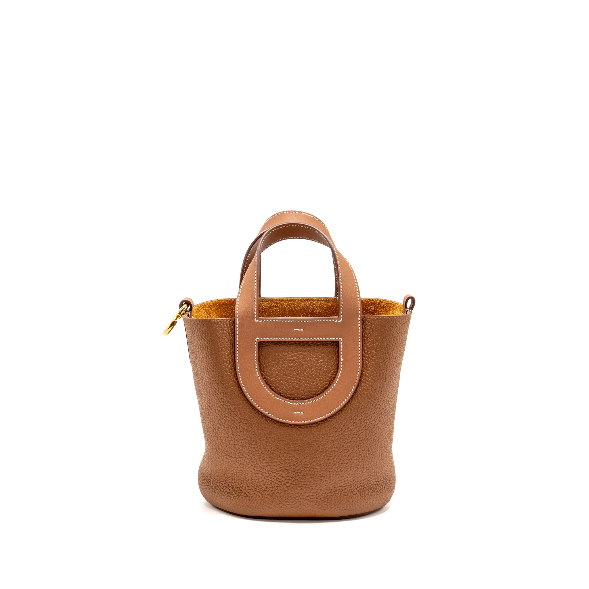 Hermes In-the-Loop 18 Bag Clemence/Swift Gold GHW Stamp U