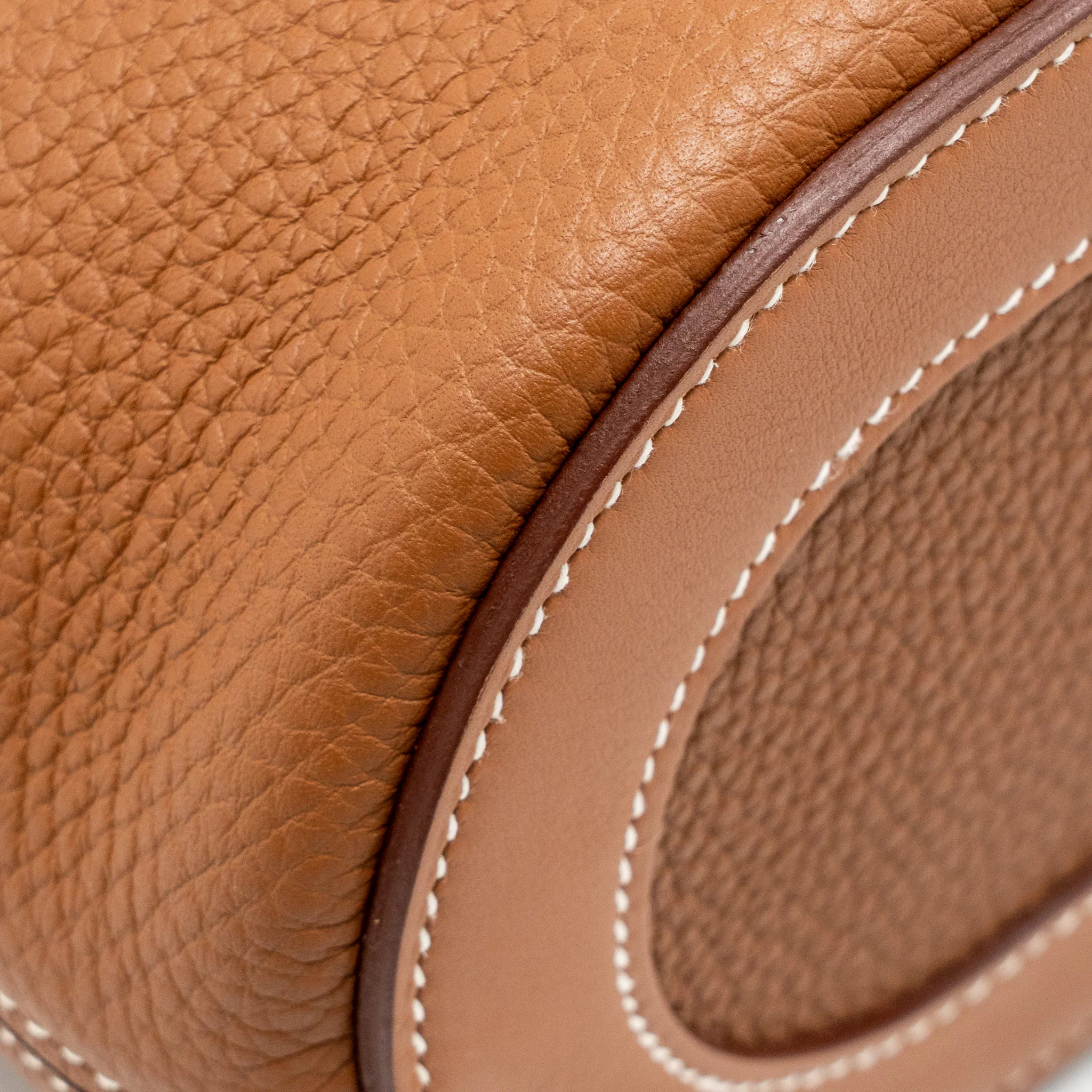 Hermes In-the-Loop 18 Bag Clemence/Swift Gold GHW Stamp U - Image 11