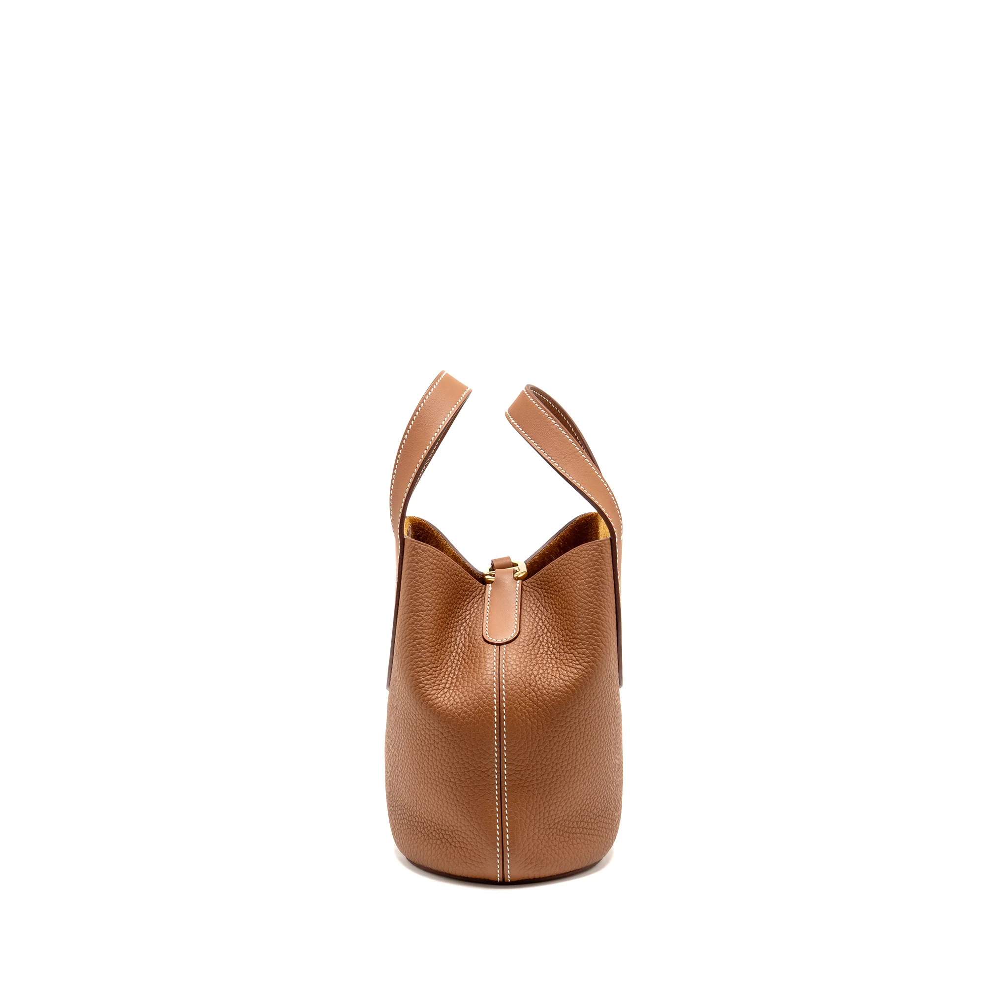 Hermes In-the-Loop 18 Bag Clemence/Swift Gold GHW Stamp U - Image 3
