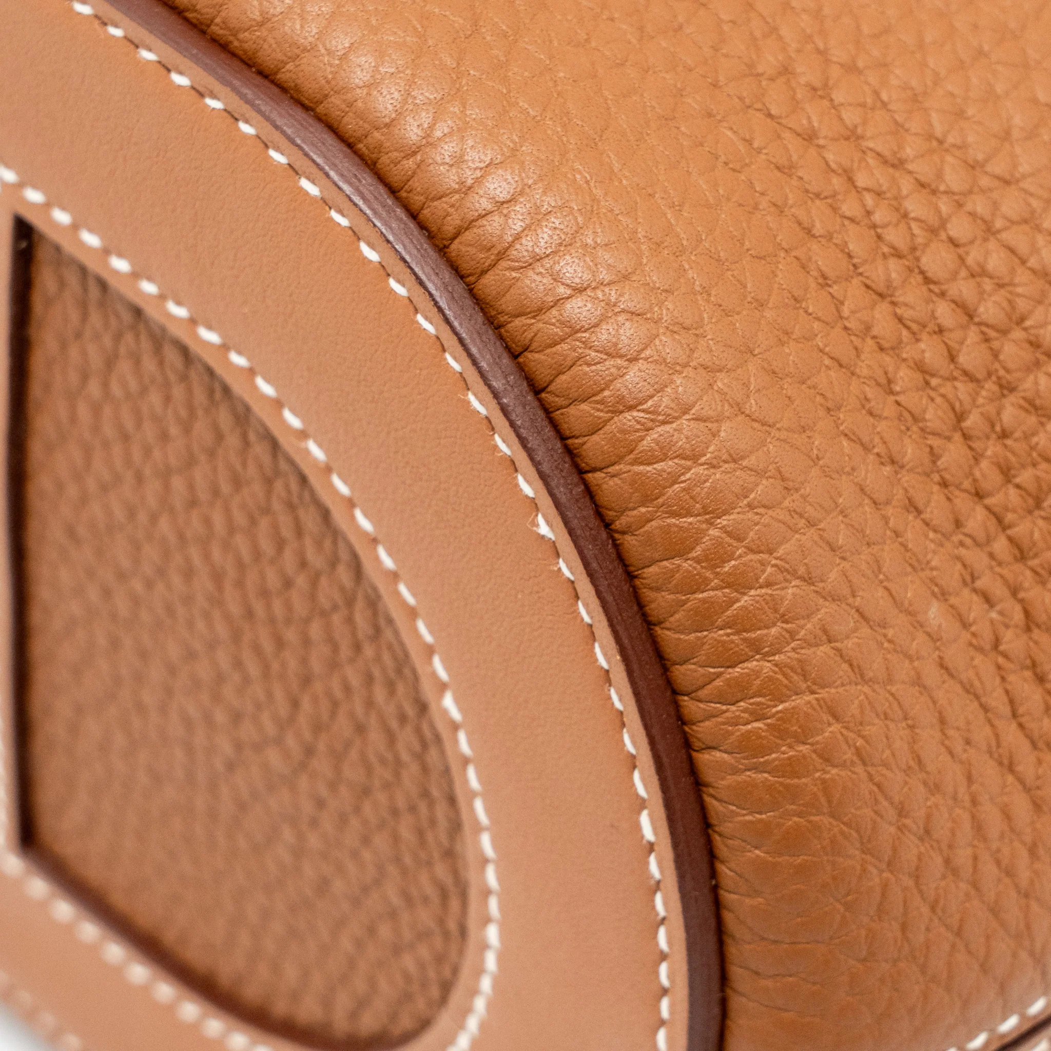 Hermes In-the-Loop 18 Bag Clemence/Swift Gold GHW Stamp U - Image 8