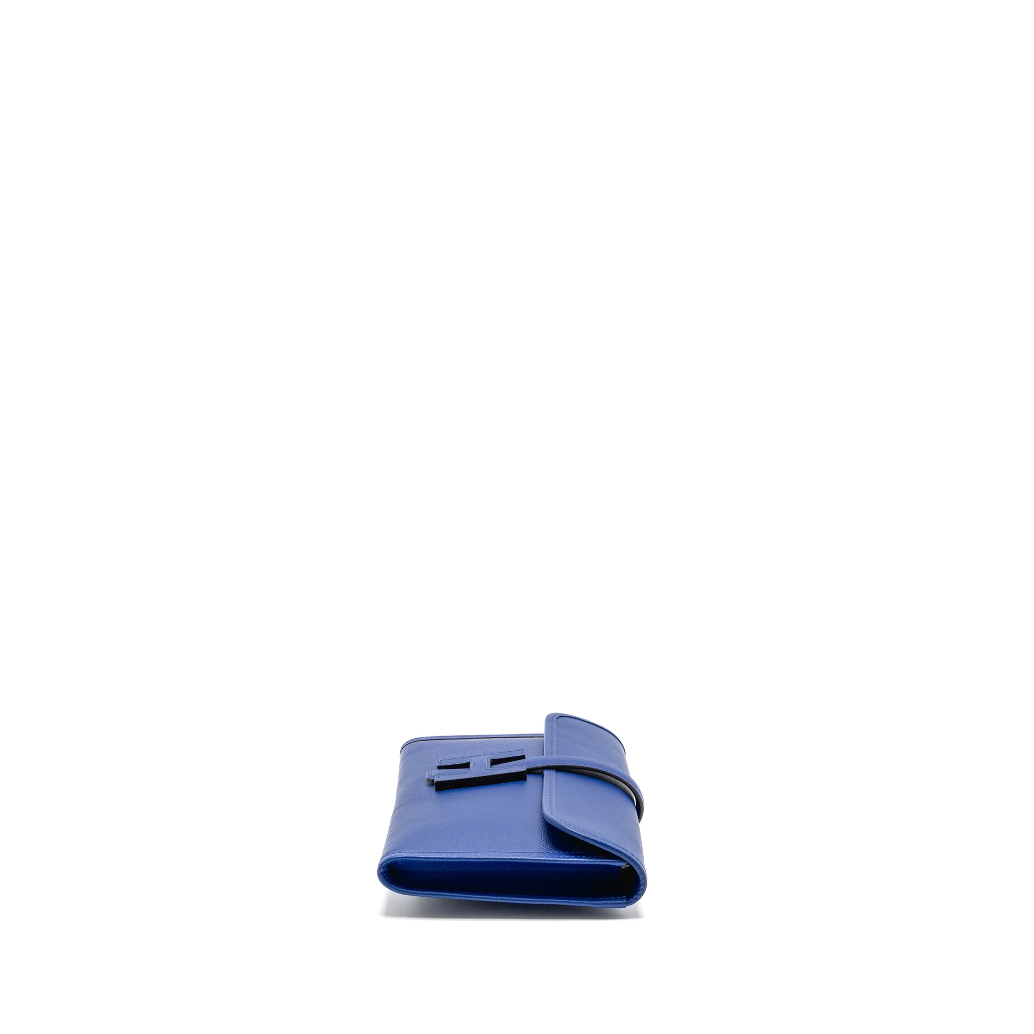 Hermes Jige Clutch Epsom Blue Electric Stamp Square R - Image 4