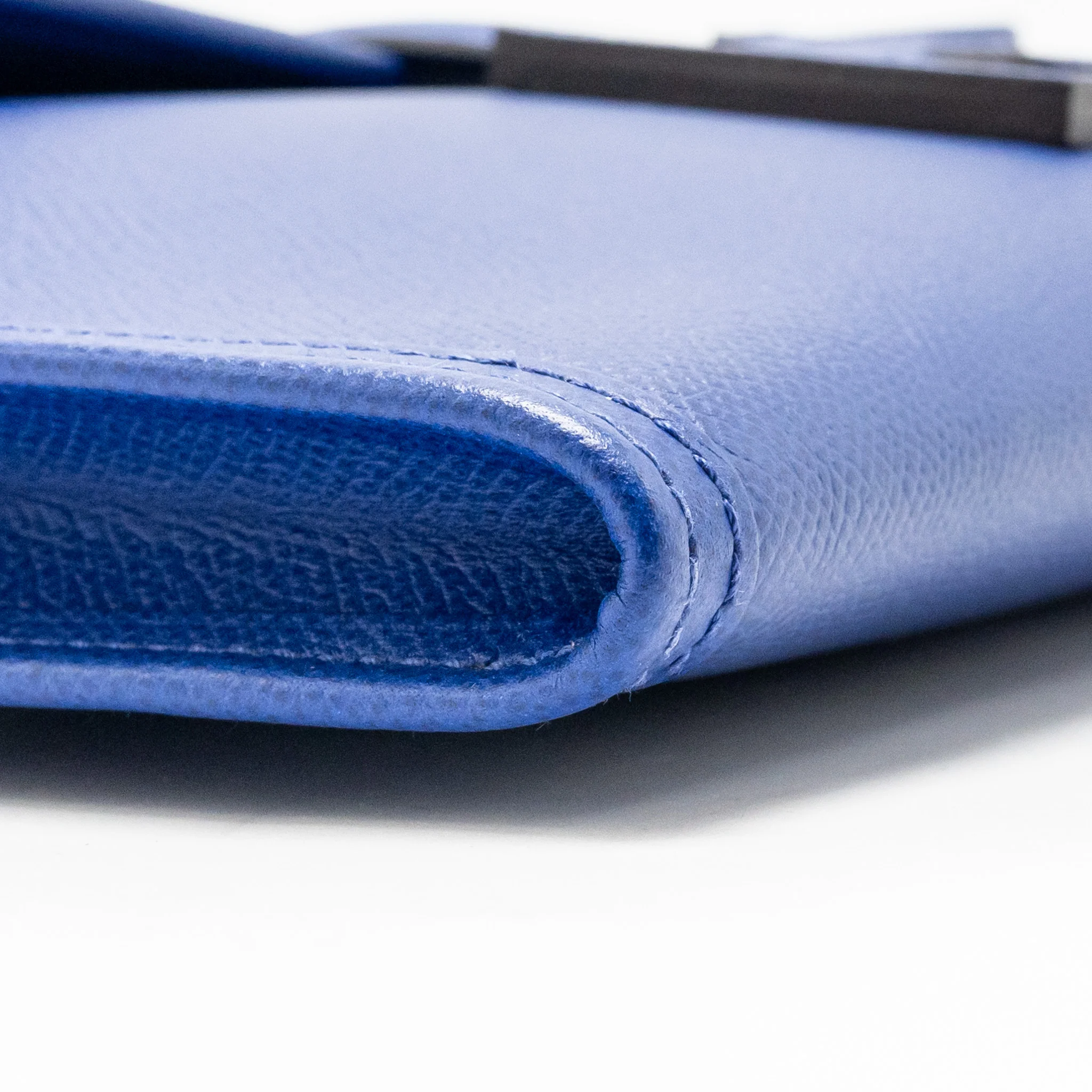 Hermes Jige Clutch Epsom Blue Electric Stamp Square R - Image 6