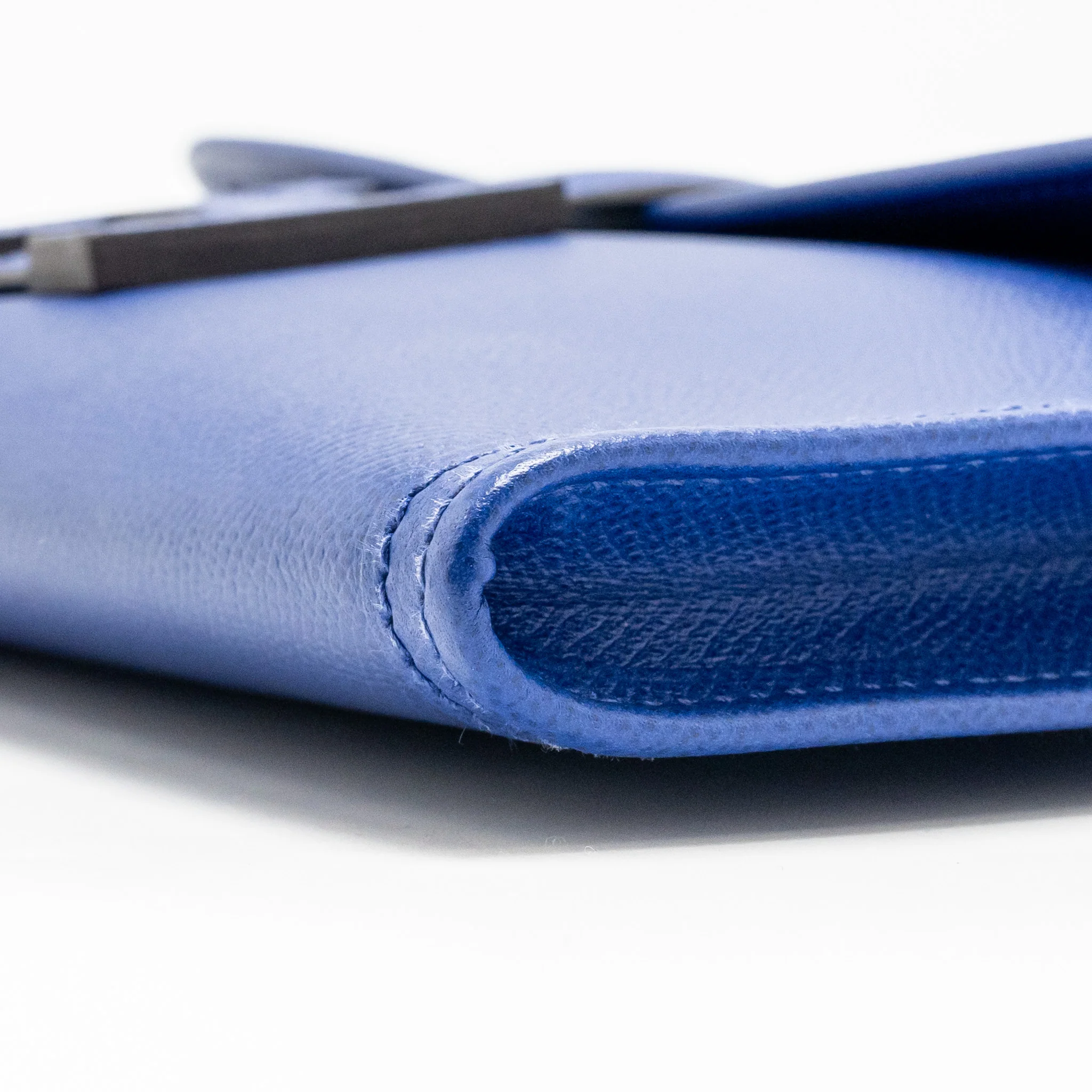 Hermes Jige Clutch Epsom Blue Electric Stamp Square R - Image 8