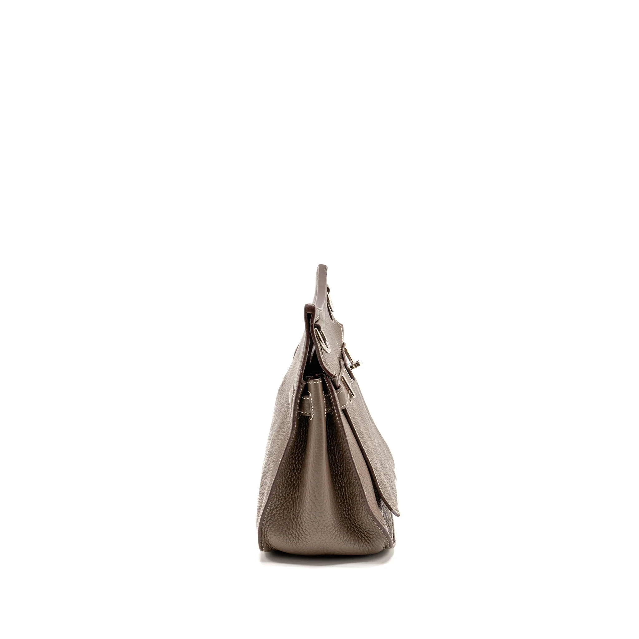 Hermes Jypsiere 28 clemence etoupe SHW stamp square Q - Image 3