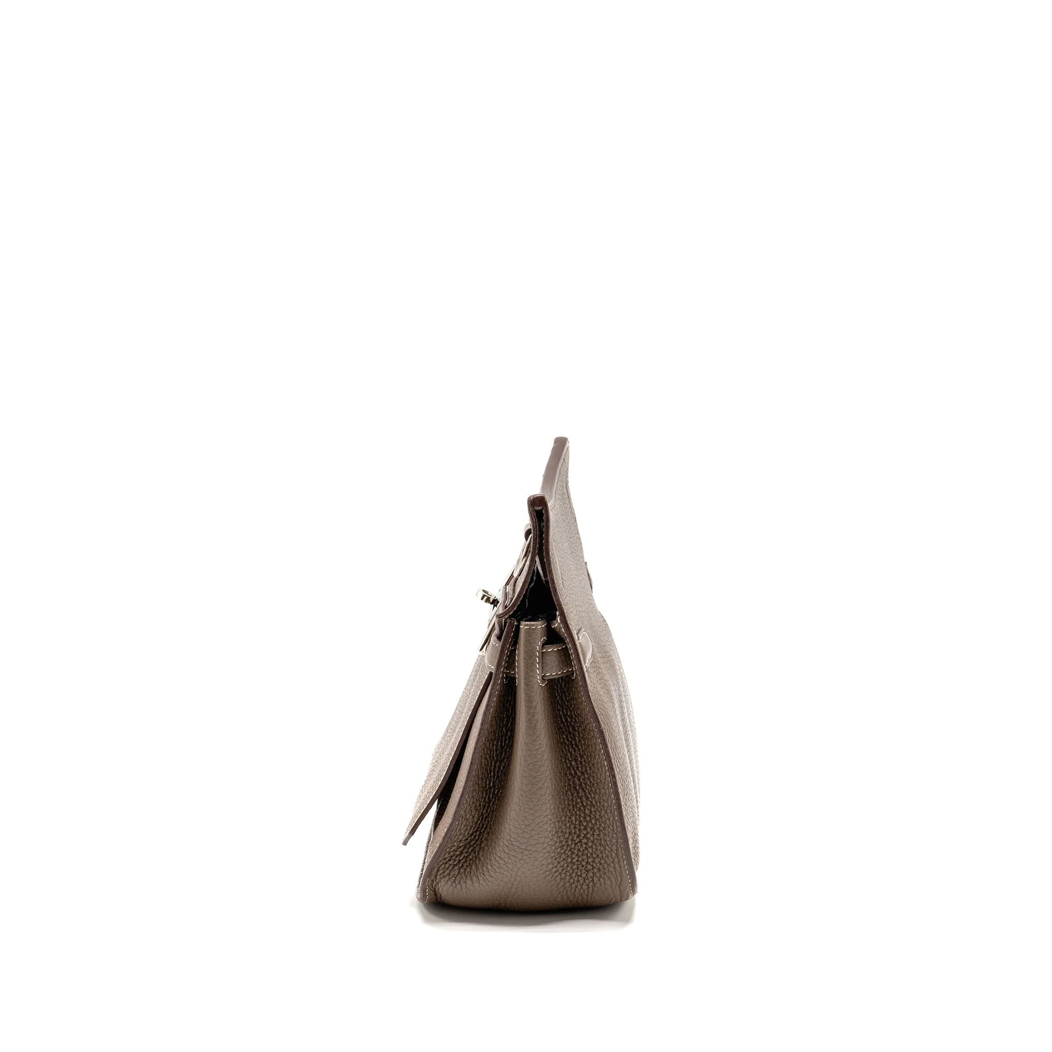 Hermes Jypsiere 28 clemence etoupe SHW stamp square Q - Image 4