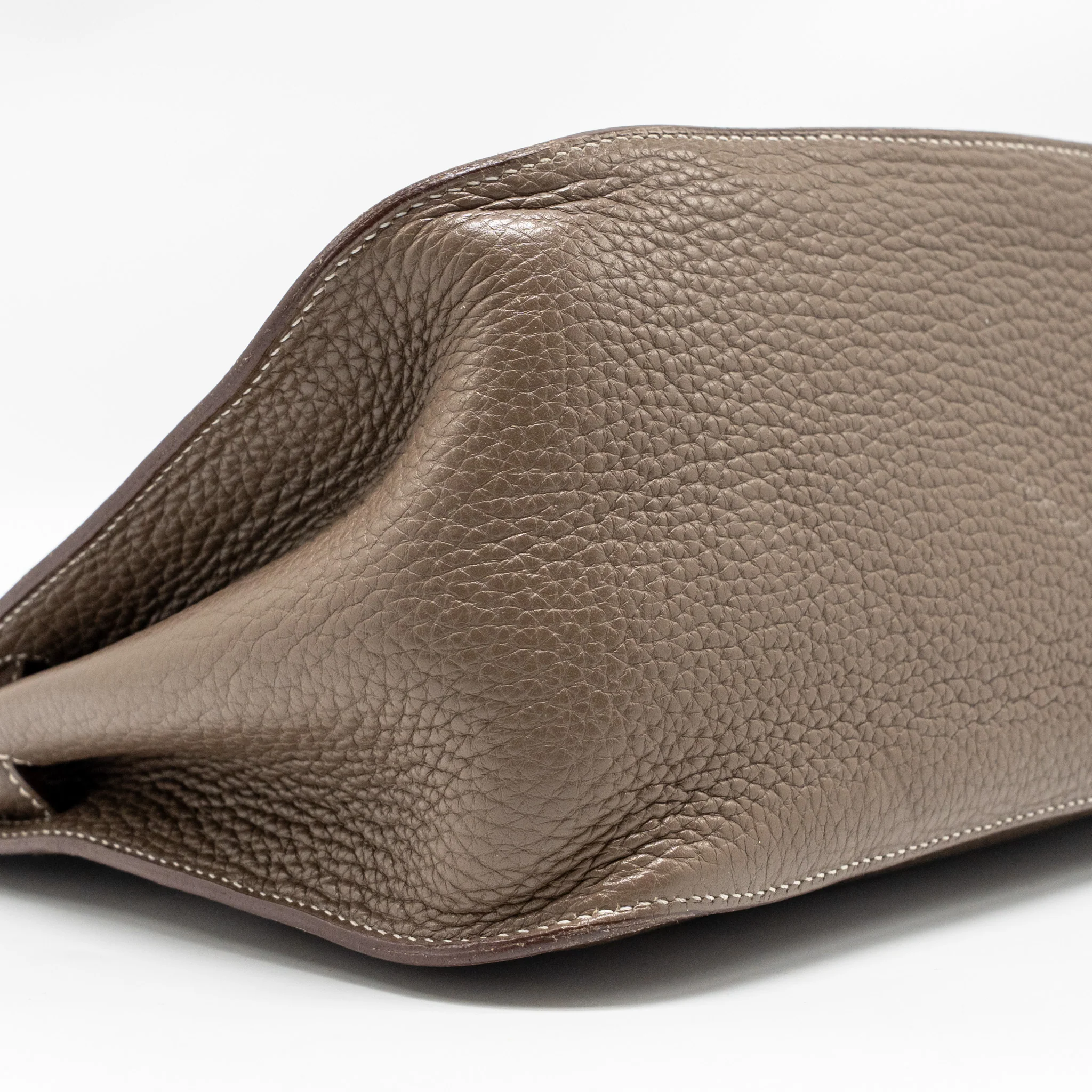 Hermes Jypsiere 28 clemence etoupe SHW stamp square Q - Image 6
