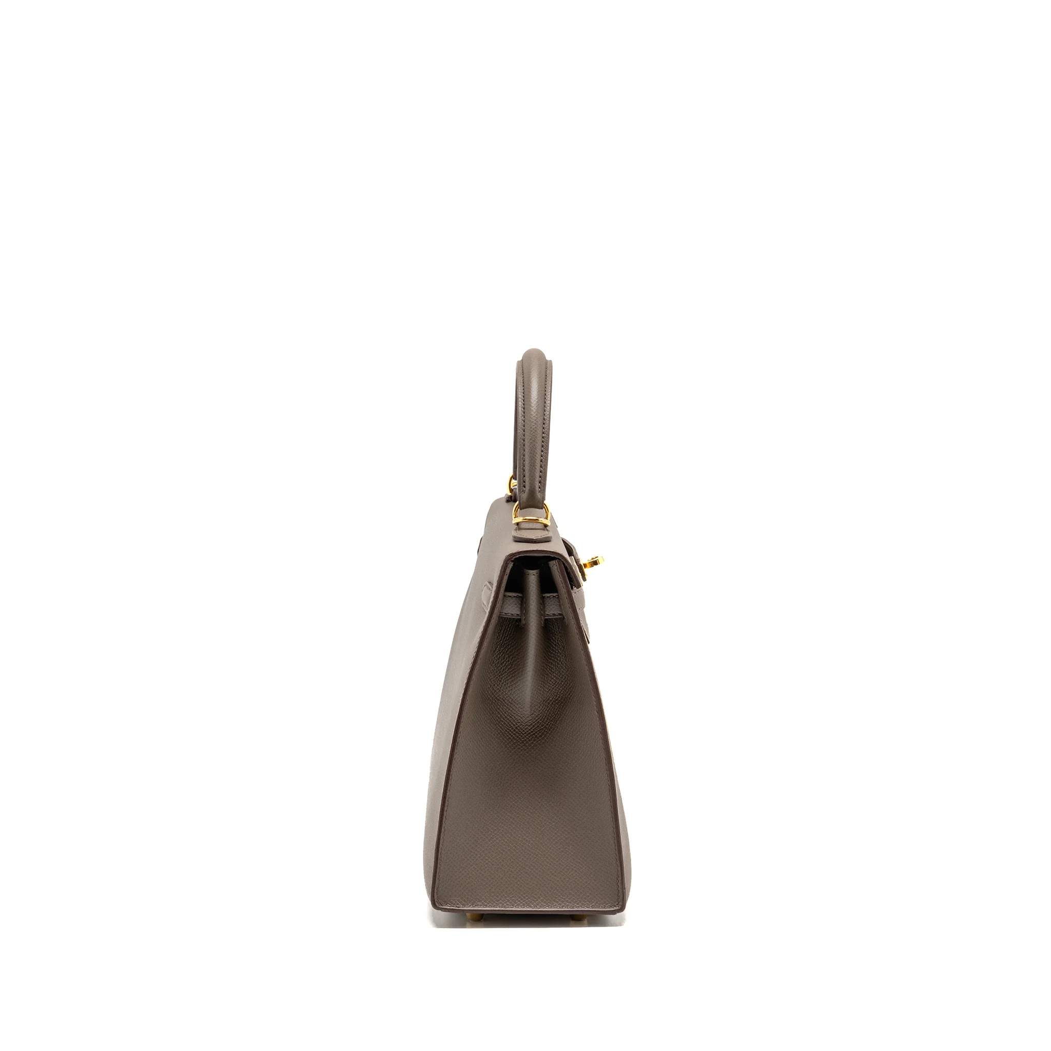 Hermes Kelly 25 Epsom 8F Gris Etain GHW stamp D - Image 3