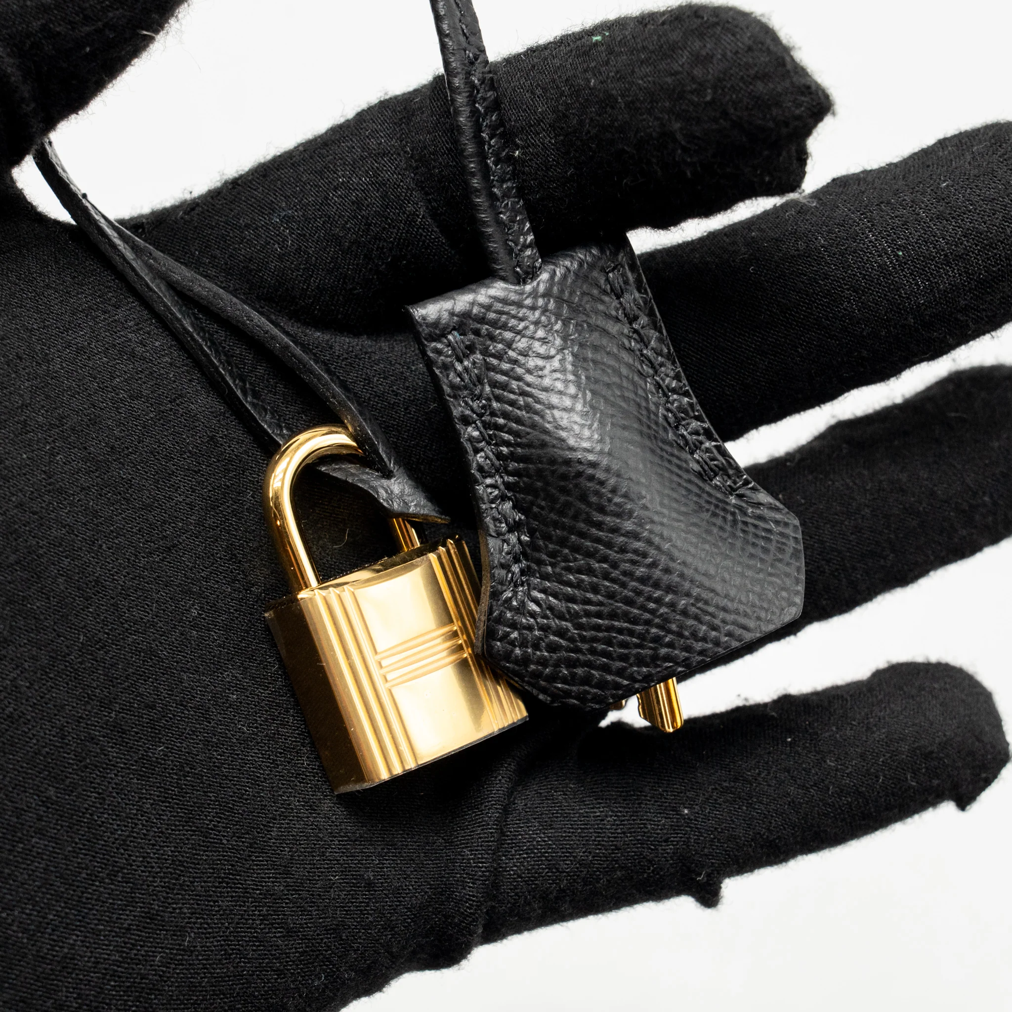 Hermes kelly 25 epsom black GHW stamp Z - Image 19