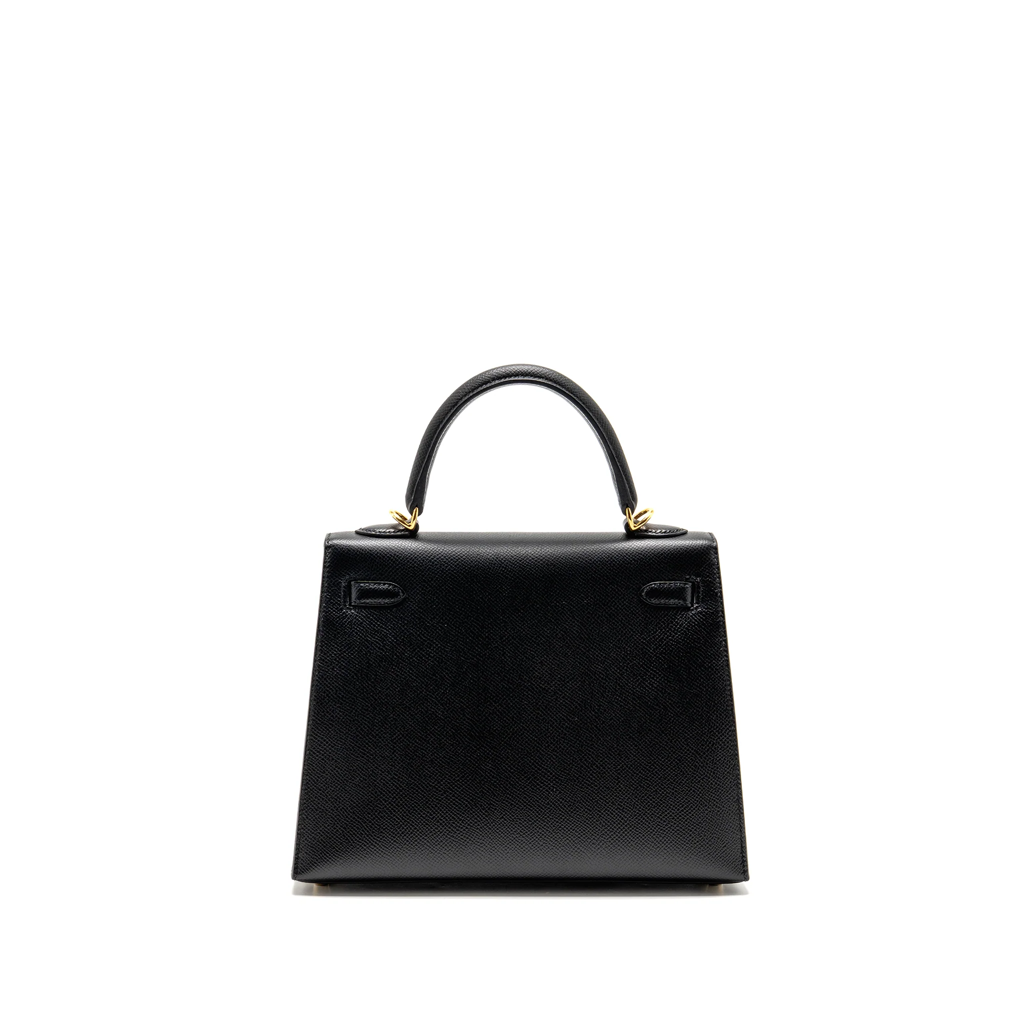 Hermes kelly 25 epsom black GHW stamp Z - Image 2