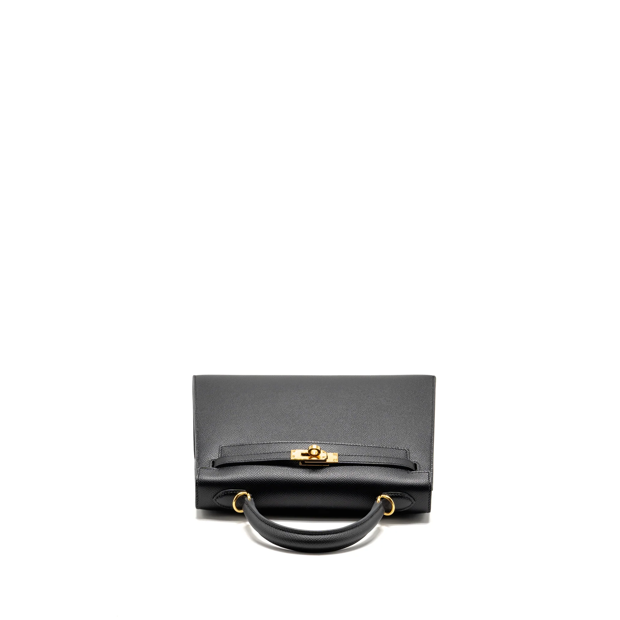Hermes kelly 25 epsom black GHW stamp Z - Image 5
