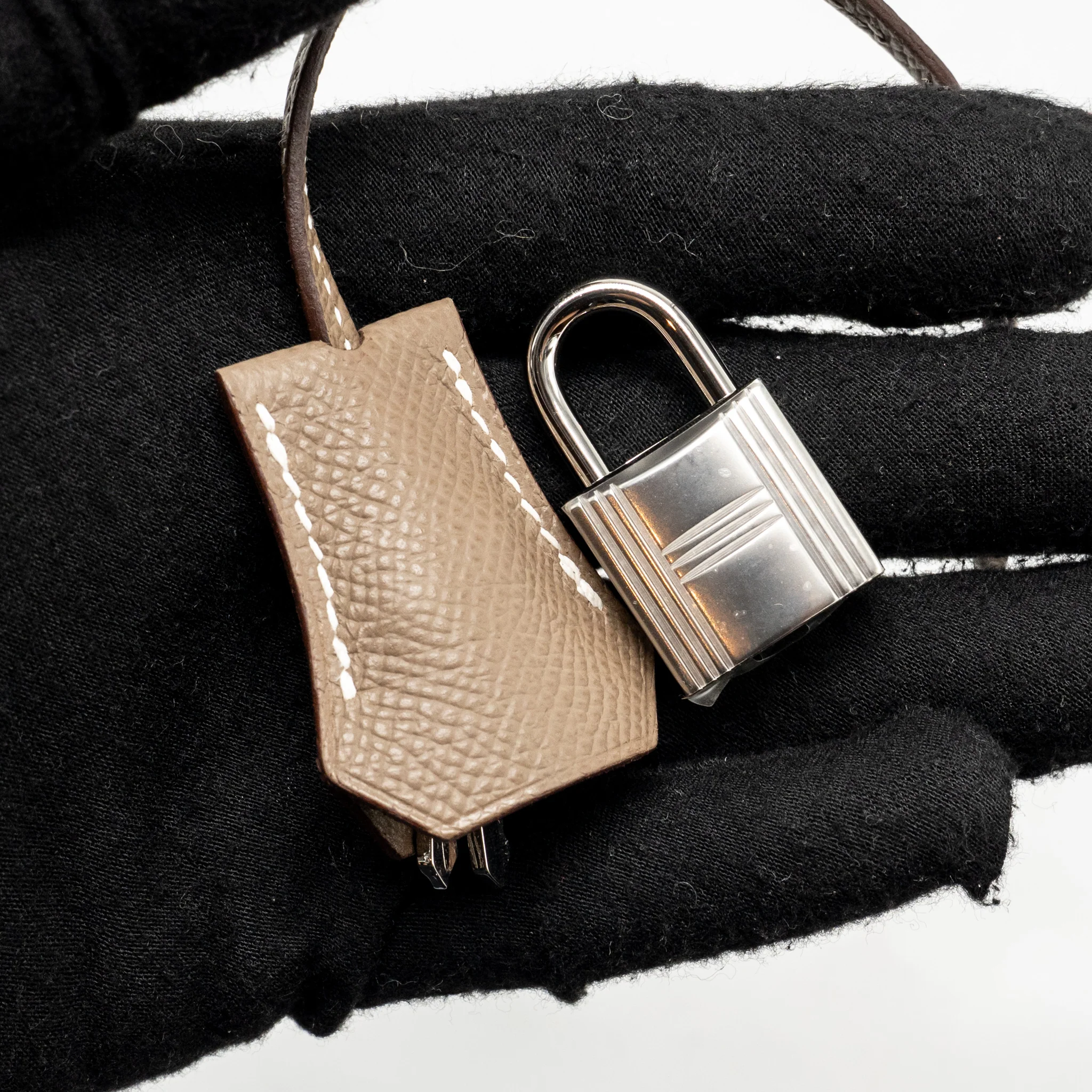 Hermes Kelly 25 Epsom Etoupe SHW Stamp Y - Image 20