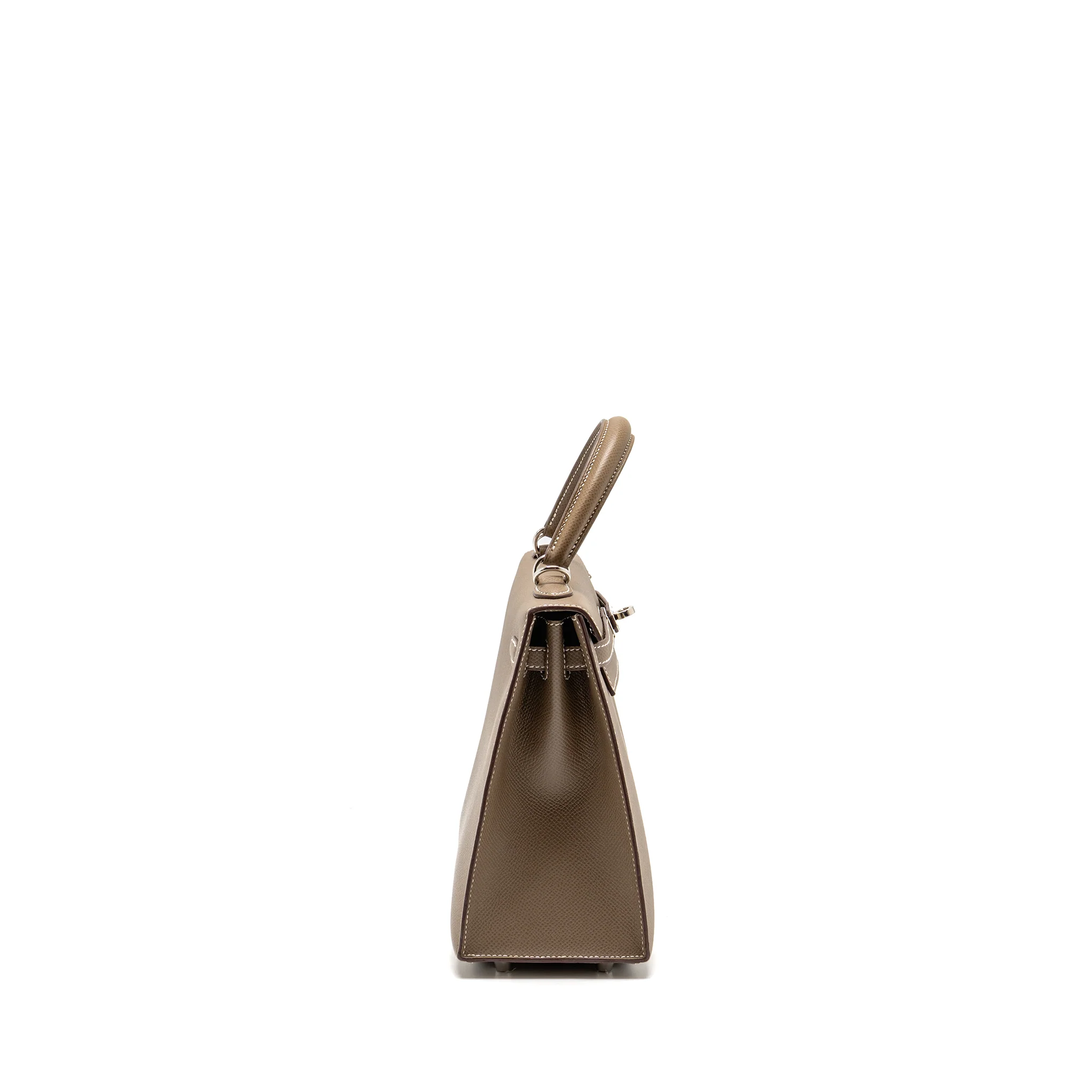 Hermes Kelly 25 Epsom Etoupe SHW Stamp Y - Image 3
