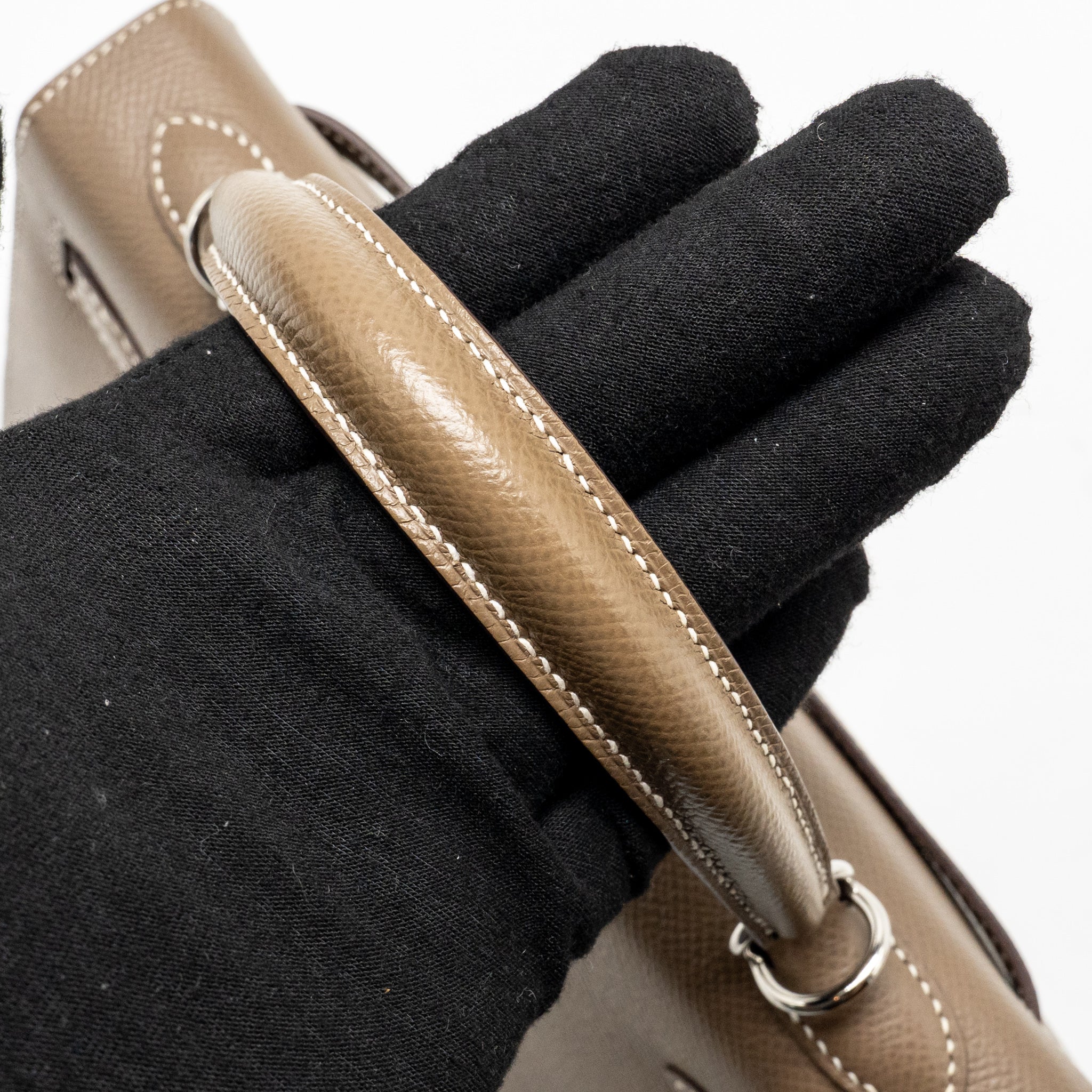 Hermes Kelly 25 Epsom Etoupe SHW Stamp Z - Image 13