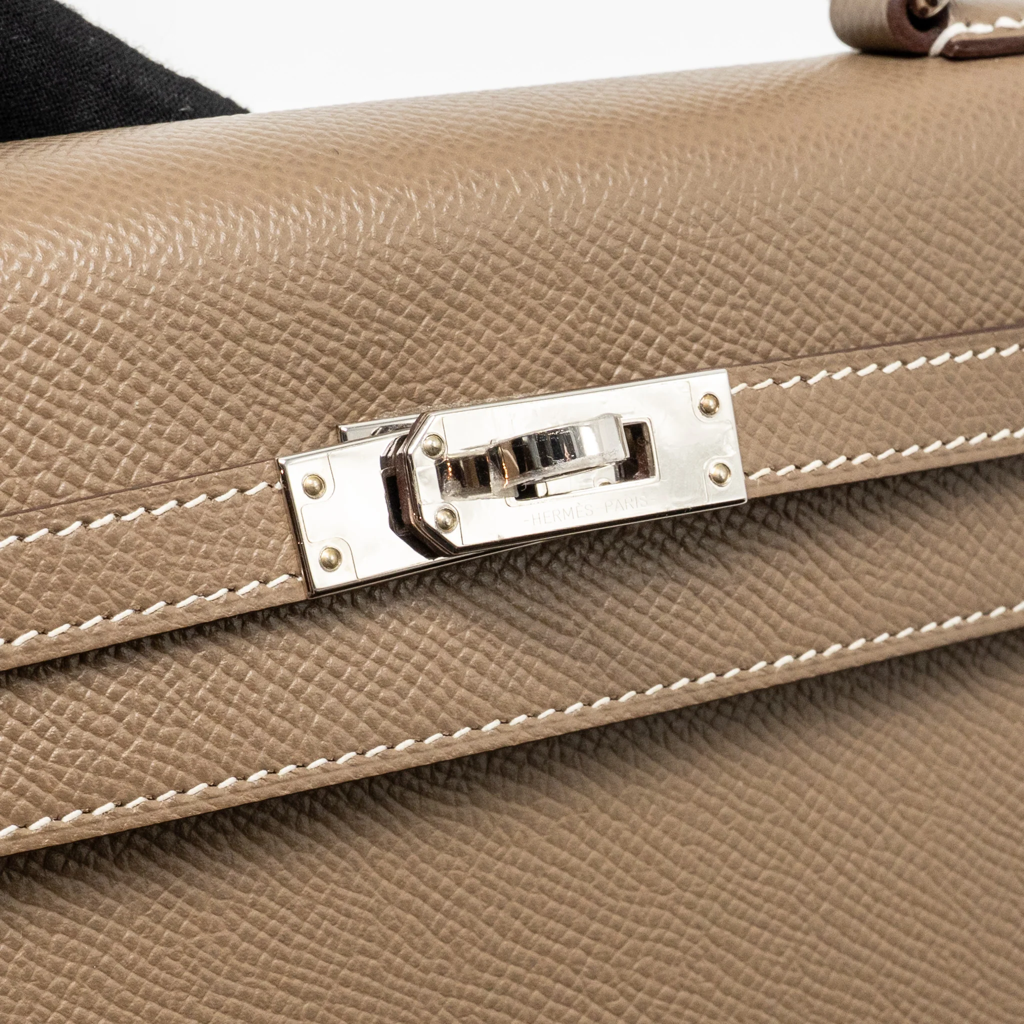 Hermes Kelly 25 Epsom Etoupe SHW Stamp Z - Image 14