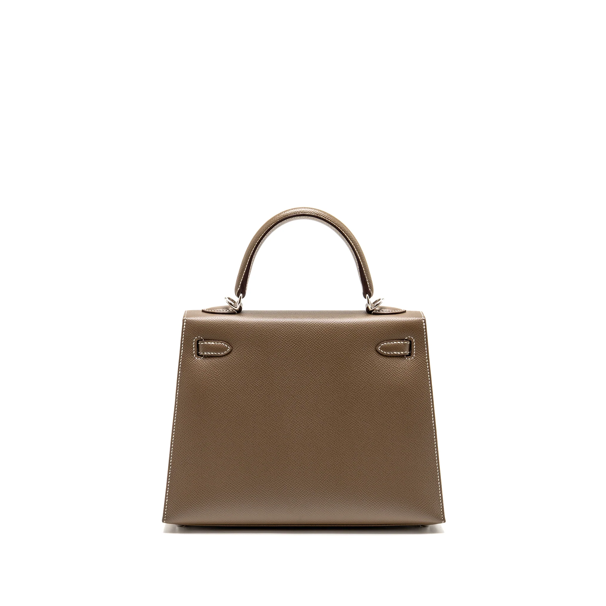 Hermes Kelly 25 Epsom Etoupe SHW Stamp Z - Image 2
