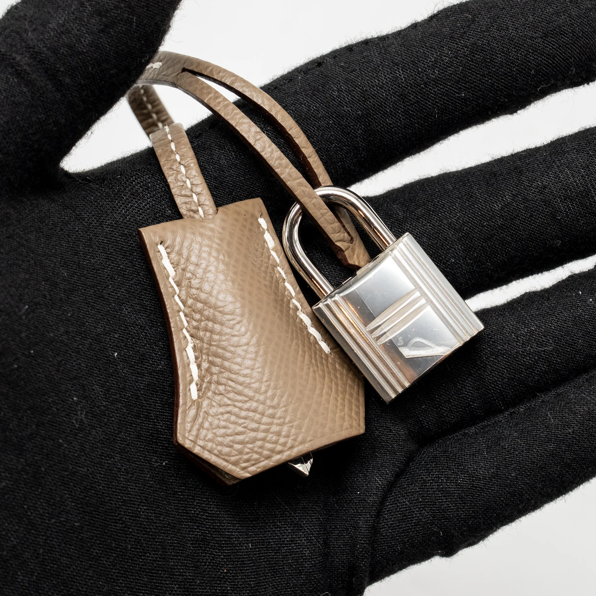Hermes Kelly 25 Epsom Etoupe SHW Stamp Z - Image 20