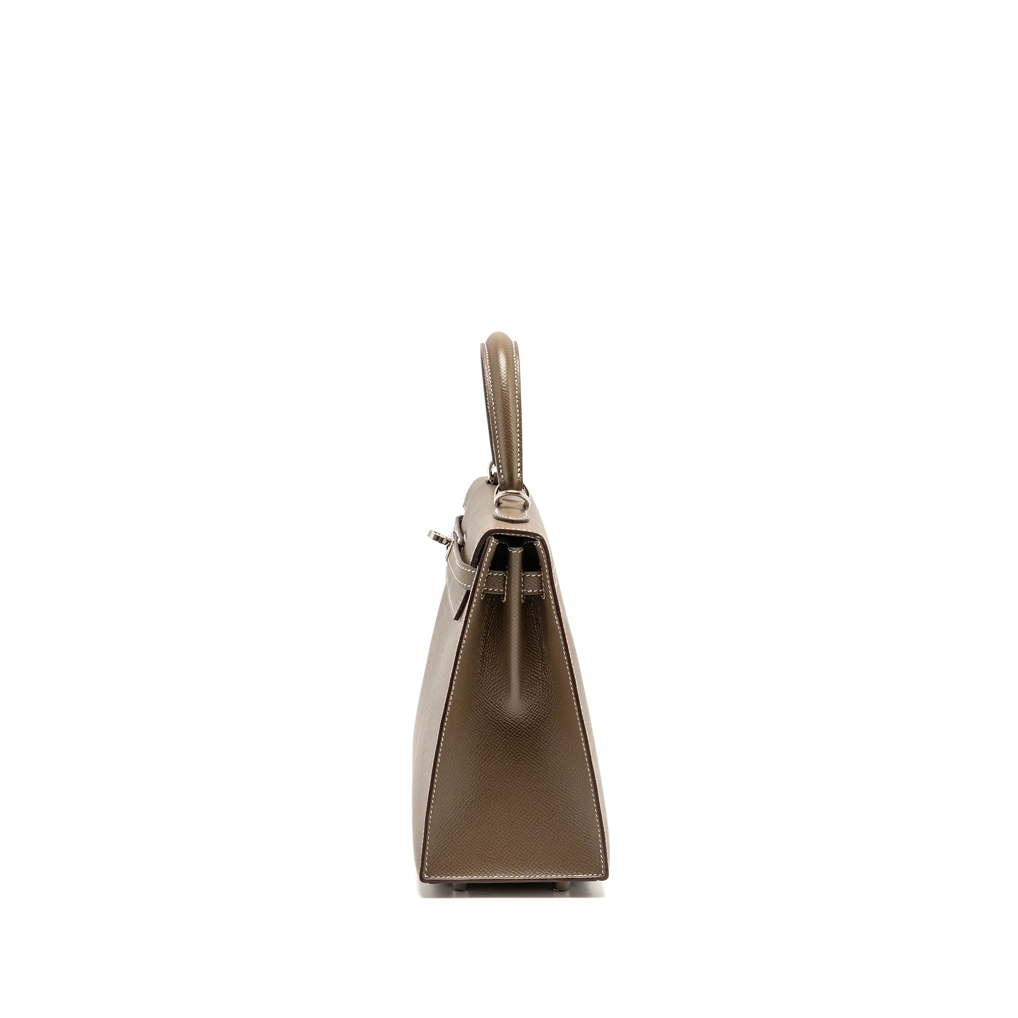 Hermes Kelly 25 Epsom Etoupe SHW Stamp Z - Image 4