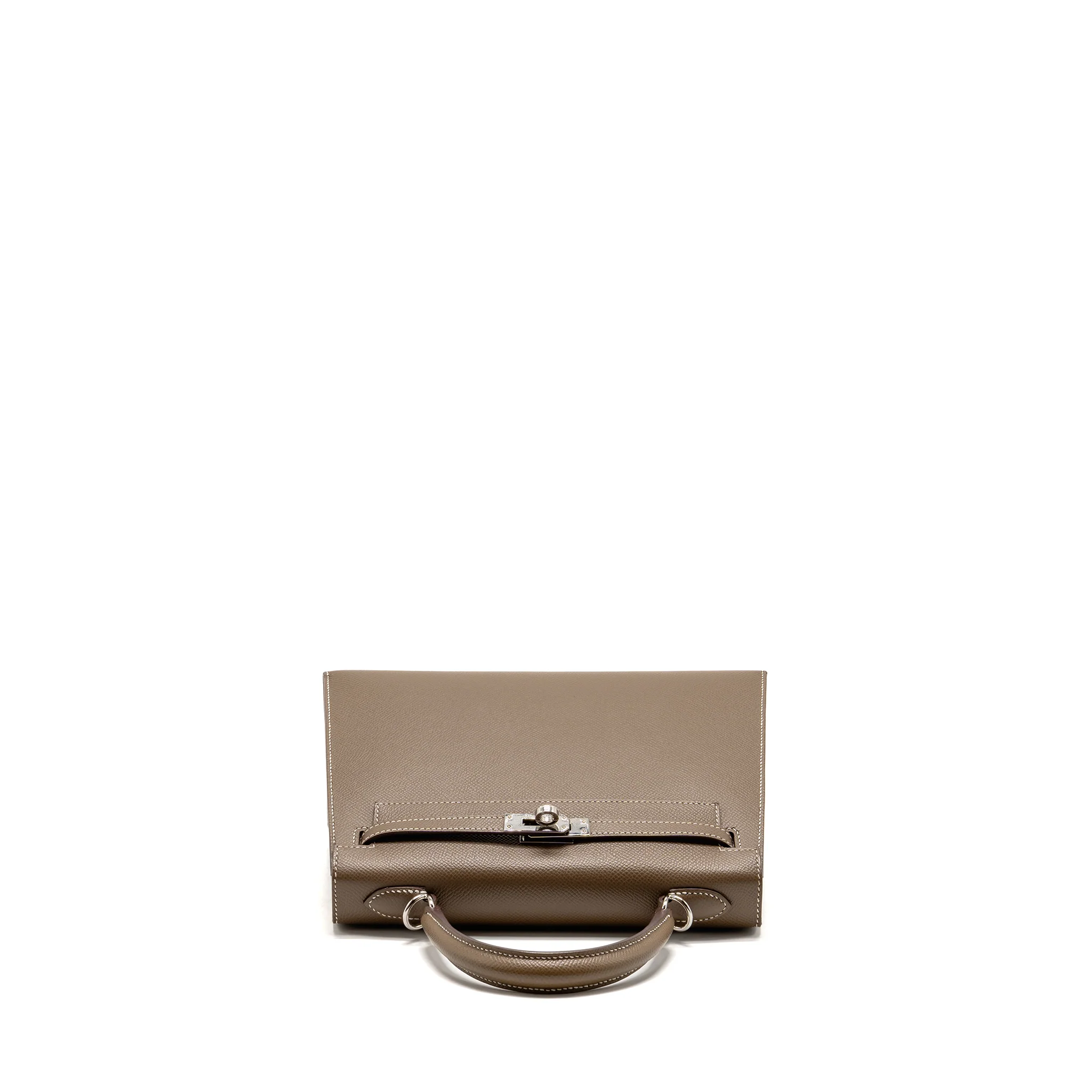 Hermes Kelly 25 Epsom Etoupe SHW Stamp Z - Image 5