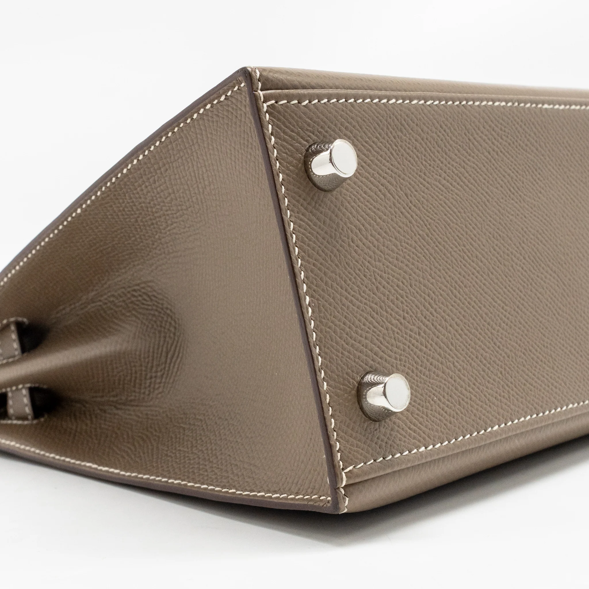 Hermes Kelly 25 Epsom Etoupe SHW Stamp Z - Image 7