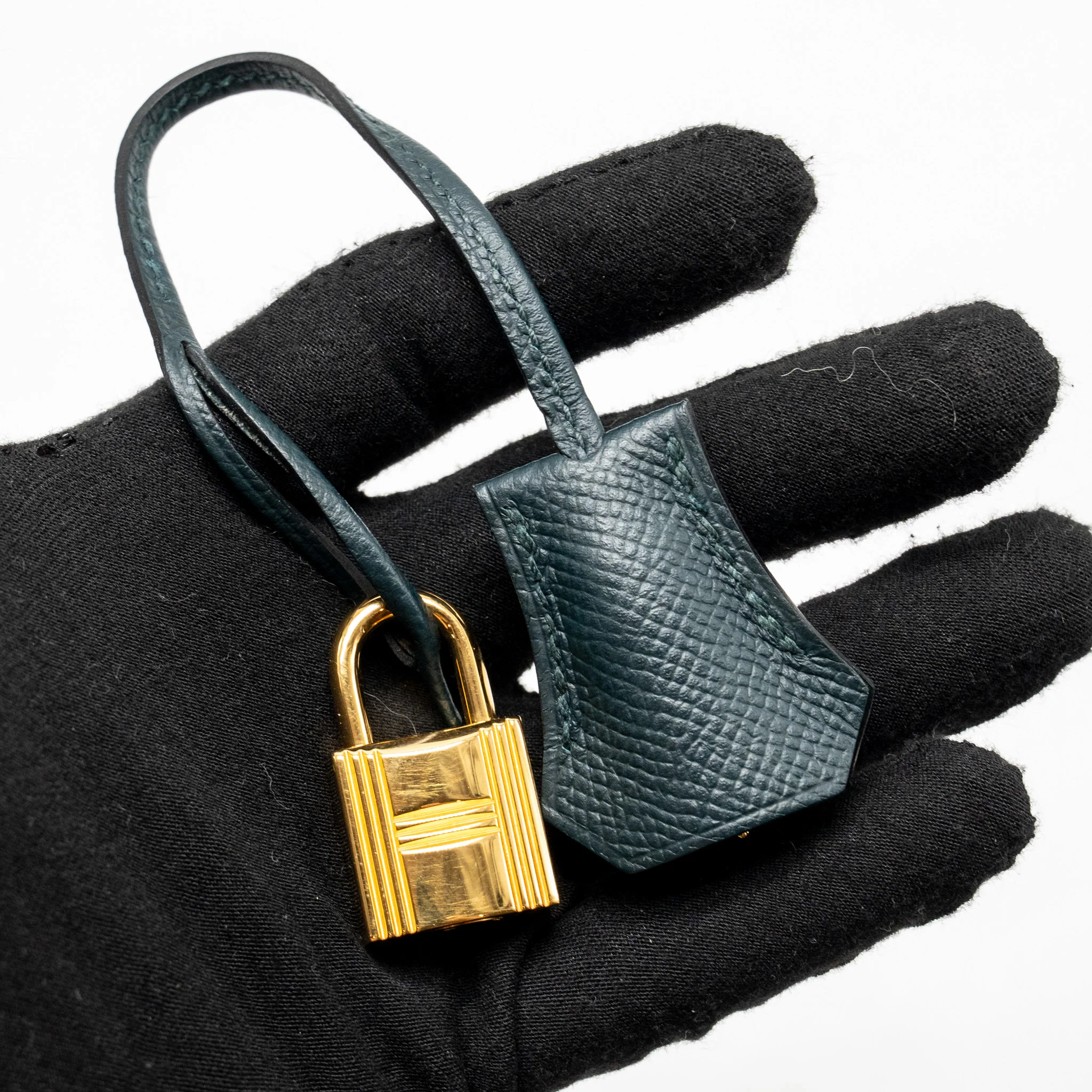 Hermes Kelly 25 Epsom Vert Cypress GHW Stamp C - Image 18