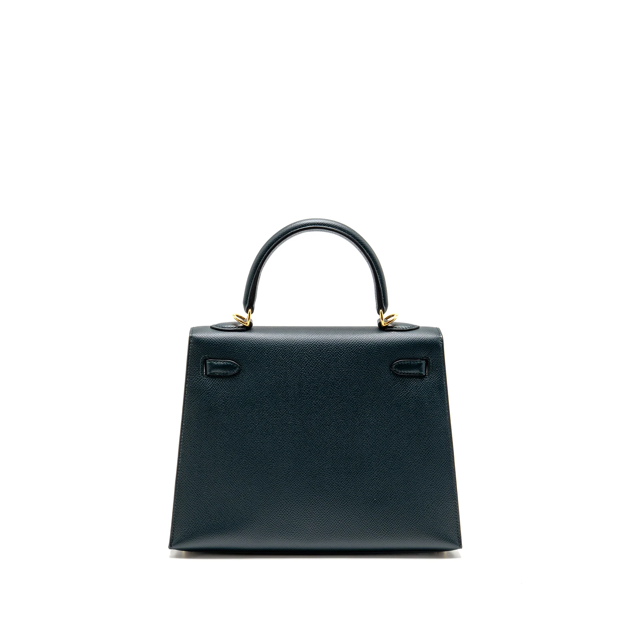 Hermes Kelly 25 Epsom Vert Cypress GHW Stamp C - Image 2