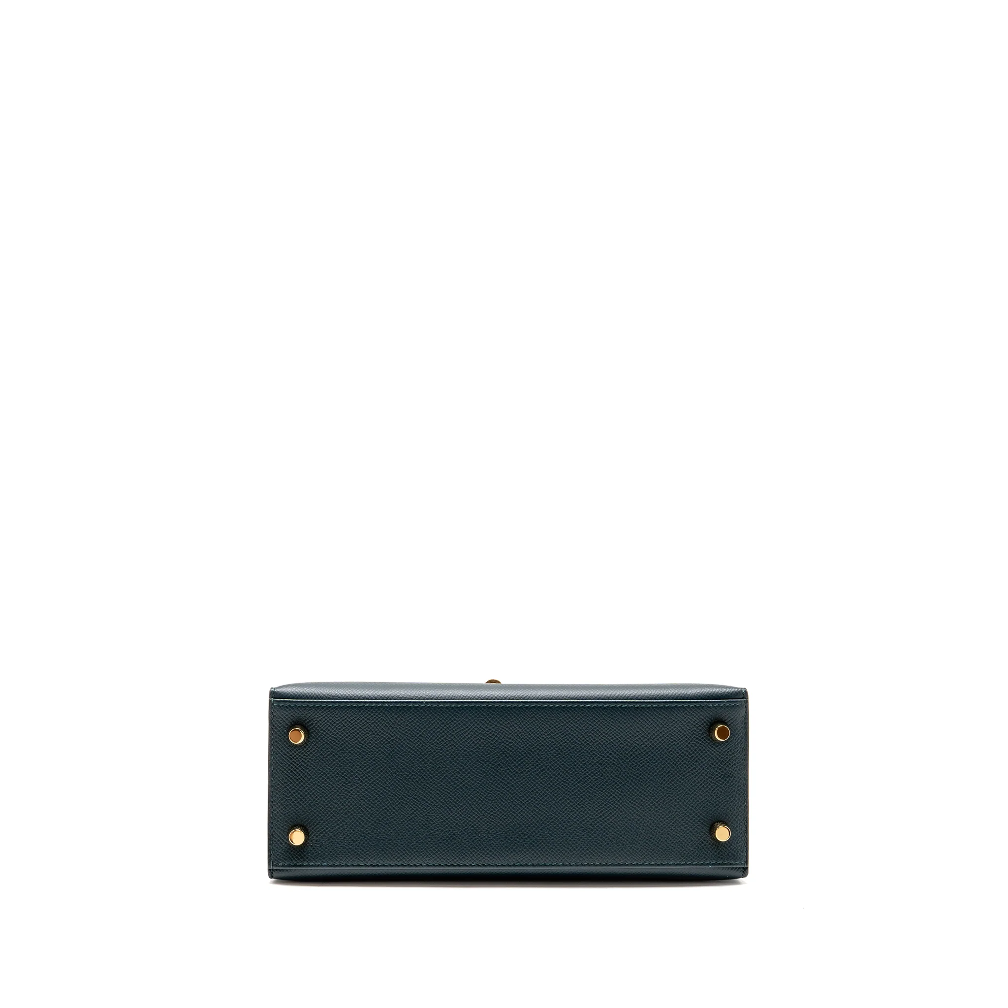 Hermes Kelly 25 Epsom Vert Cypress GHW Stamp C - Image 5
