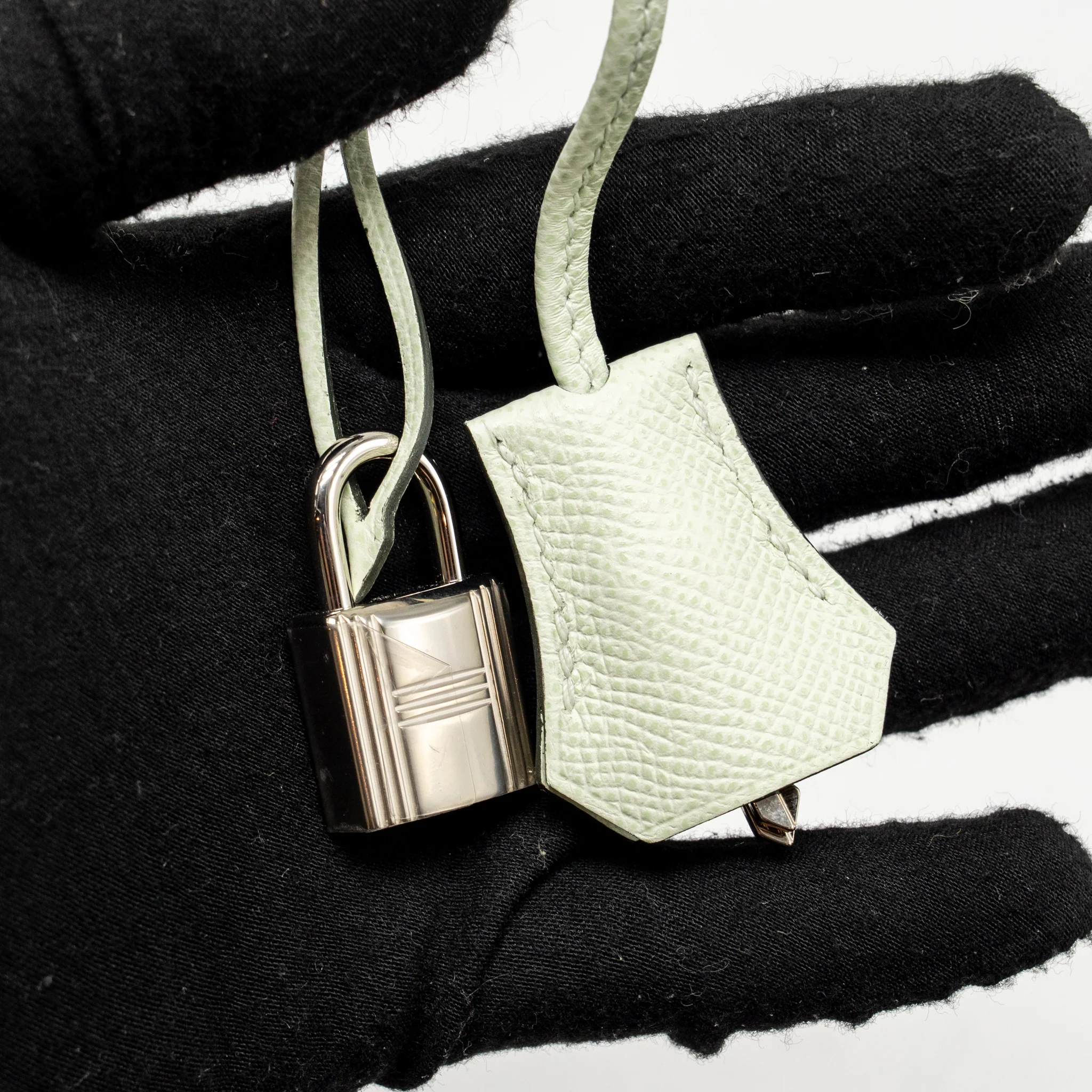 Hermes Kelly 25 Epsom Vert Fizz SHW Stamp B - Image 18